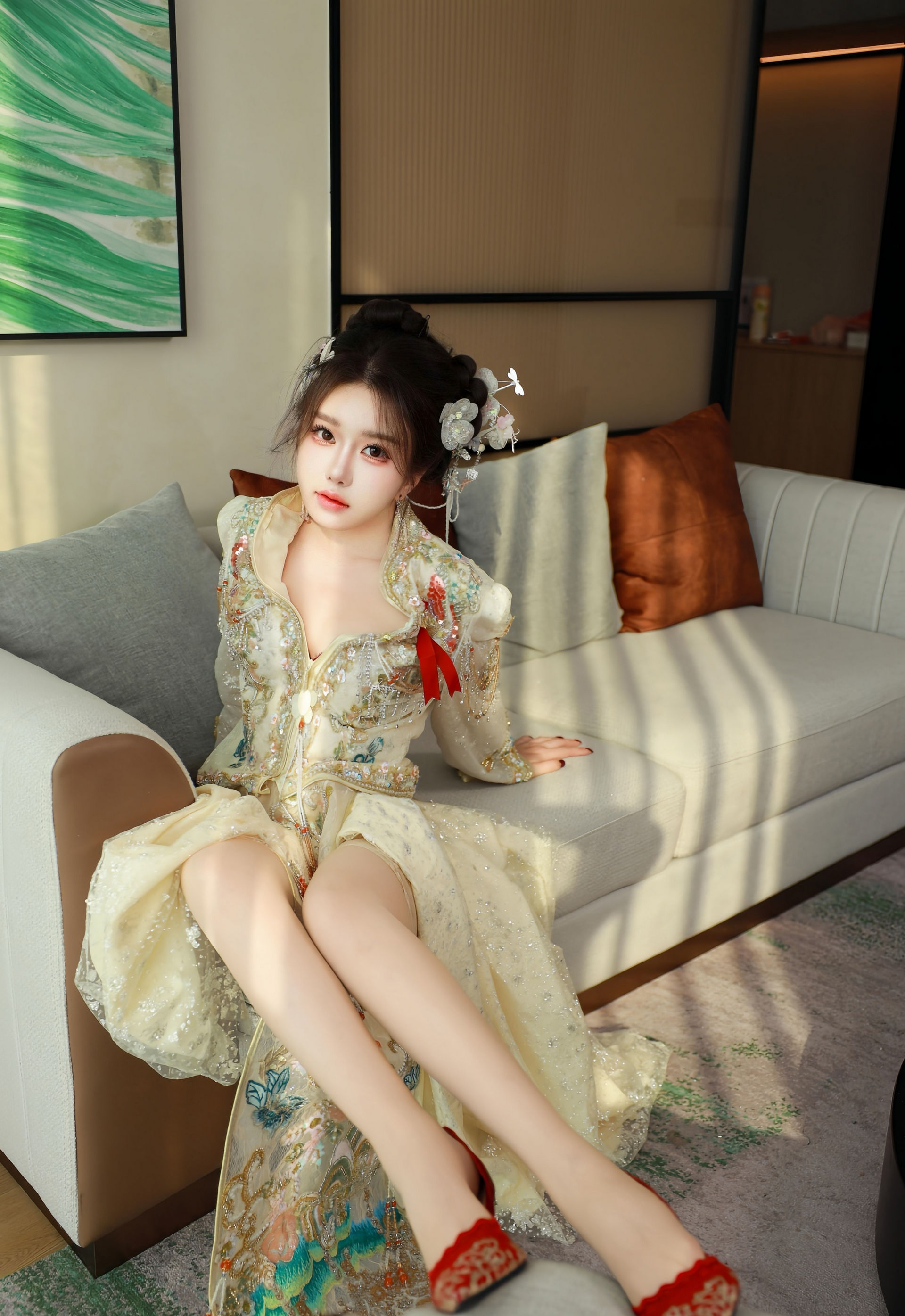 [XiuRen秀人网] 2026.01.12 No.11220 小薯条nienie 性感秀禾 肉色丝袜 大连旅拍写真 [56+1P] 第 36 张