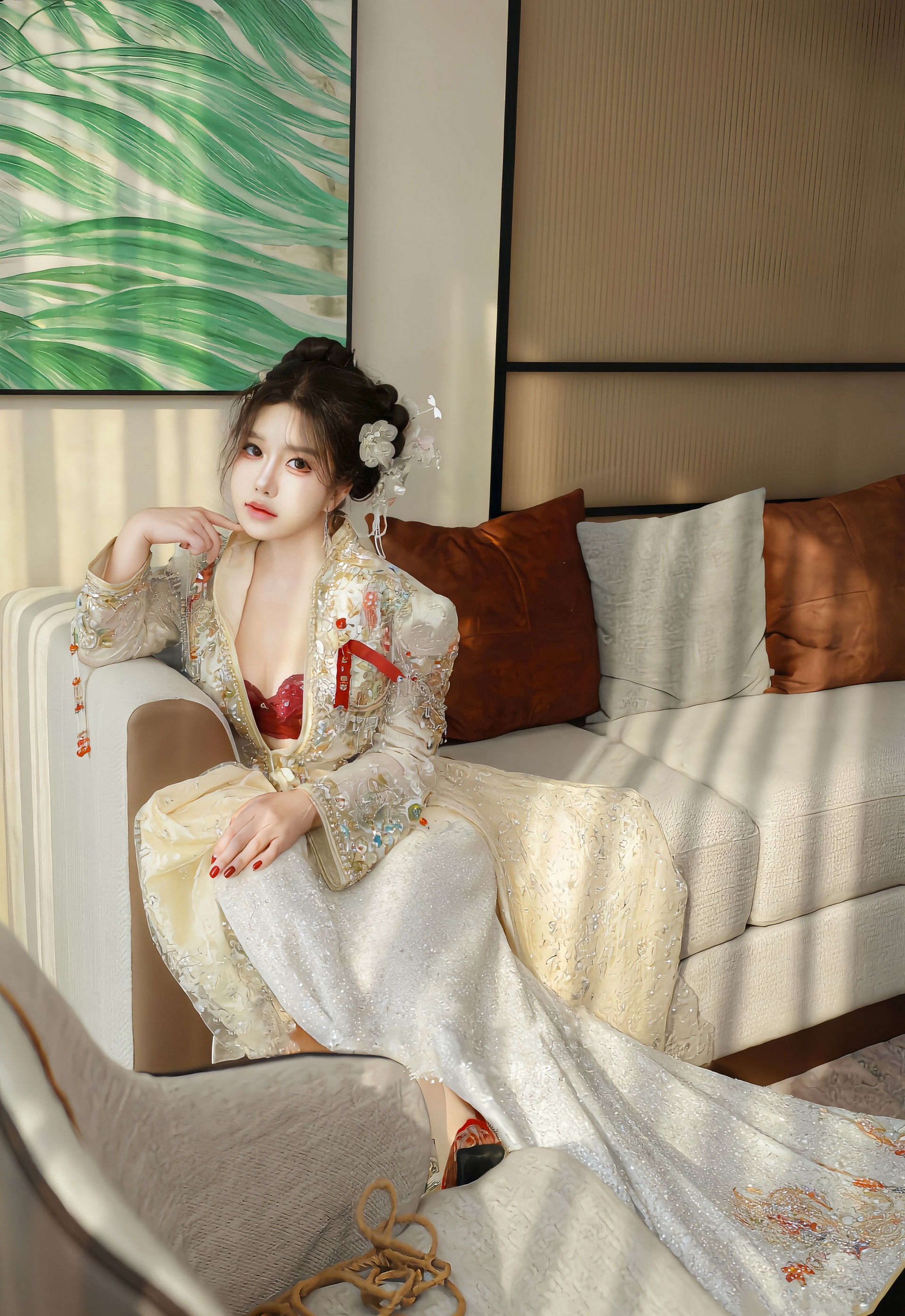 [XiuRen秀人网] 2026.01.12 No.11220 小薯条nienie 性感秀禾 肉色丝袜 大连旅拍写真 [56+1P] 第 39 张