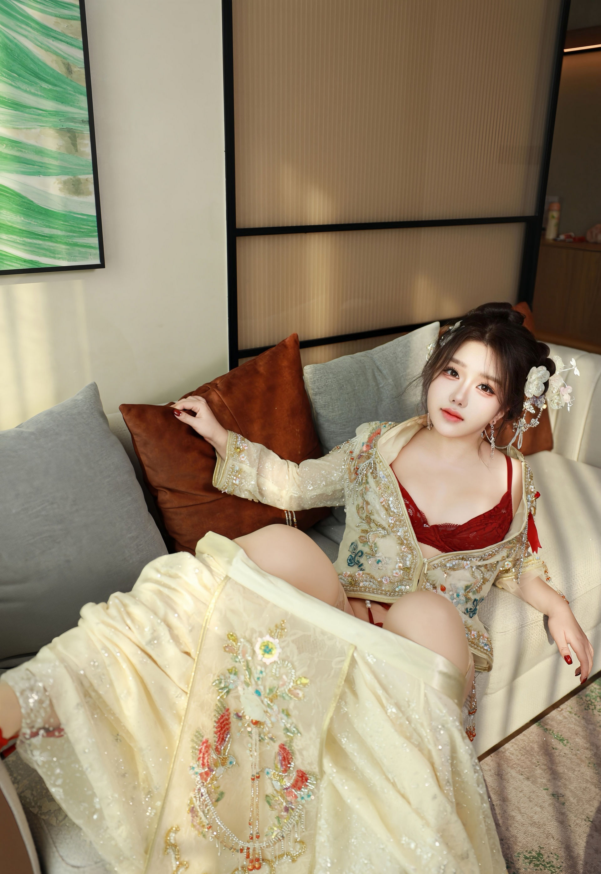 [XiuRen秀人网] 2026.01.12 No.11220 小薯条nienie 性感秀禾 肉色丝袜 大连旅拍写真 [56+1P] 第 55 张