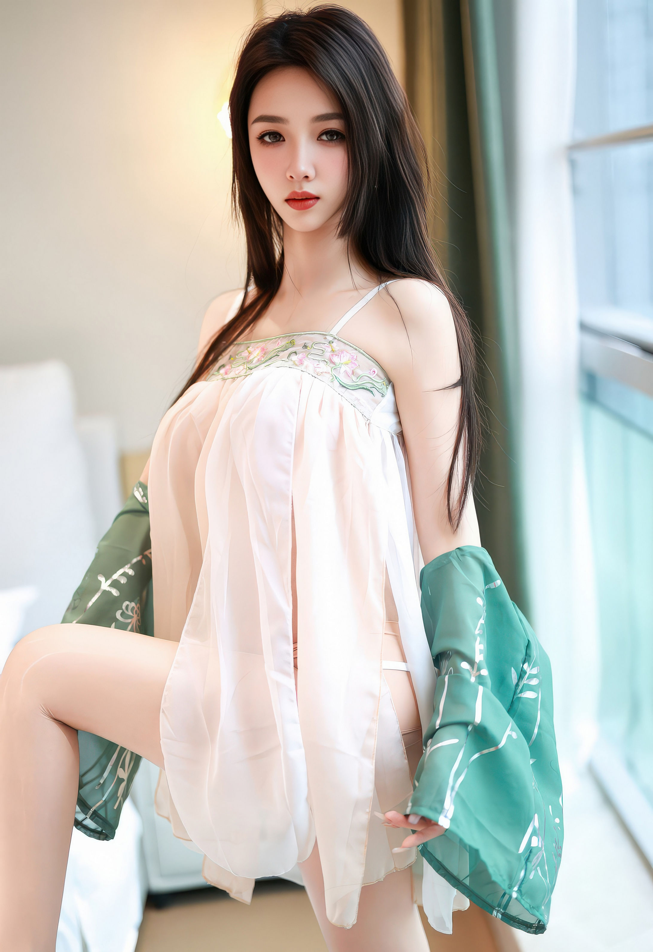 [YOUMI尤蜜荟] 2026.01.16 VOL.1200 Twins-夭夭 古风服饰 肉色丝袜 性感写真 [78+1P] 第 57 张