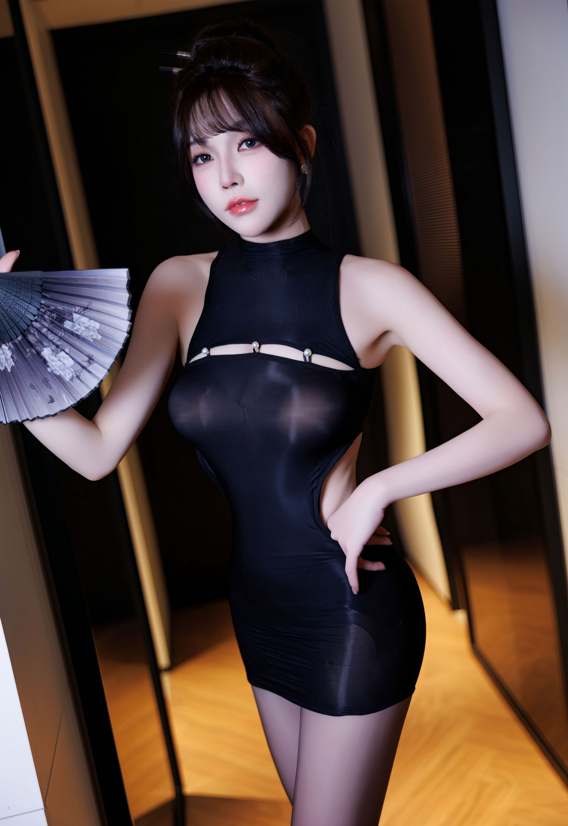 [XiuRen秀人网] 2026.01.27 No.11281 莉芝荔枝 黑色西服 魅惑黑丝 性感写真 [100+1P] 第 50 张