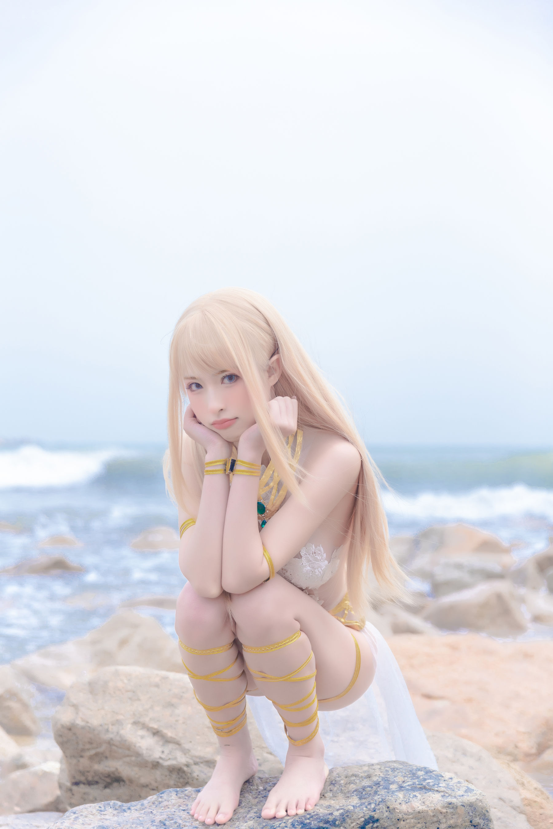 [COSPLAY] 清水由乃 玛丽萝丝白色泳衣 封面