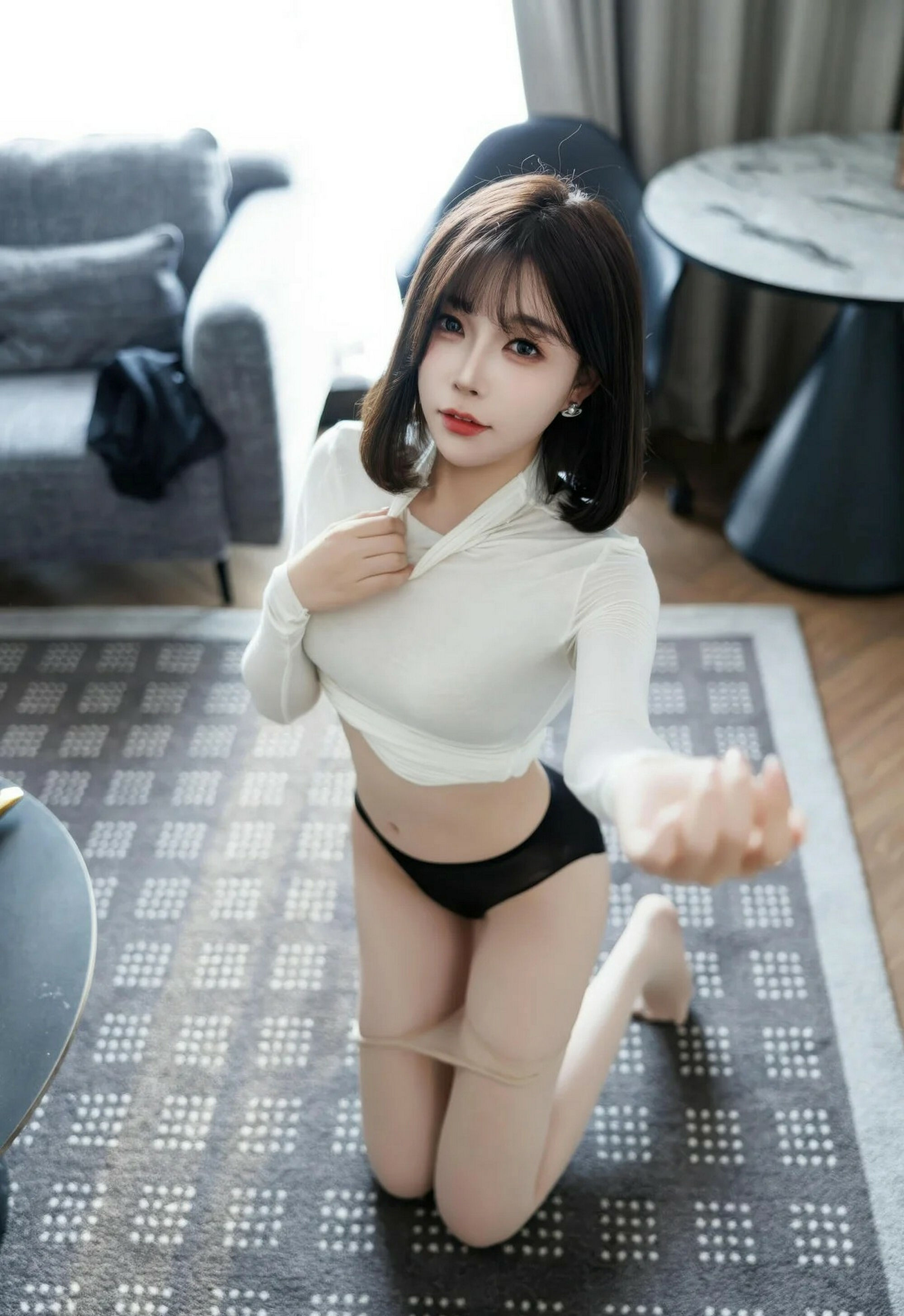 [XiuRen秀人网] 2026.02.03 No.11314 莉芝荔枝 黑色情趣内衣 肉色丝袜 性感写真 [77+1P] 第 41 张