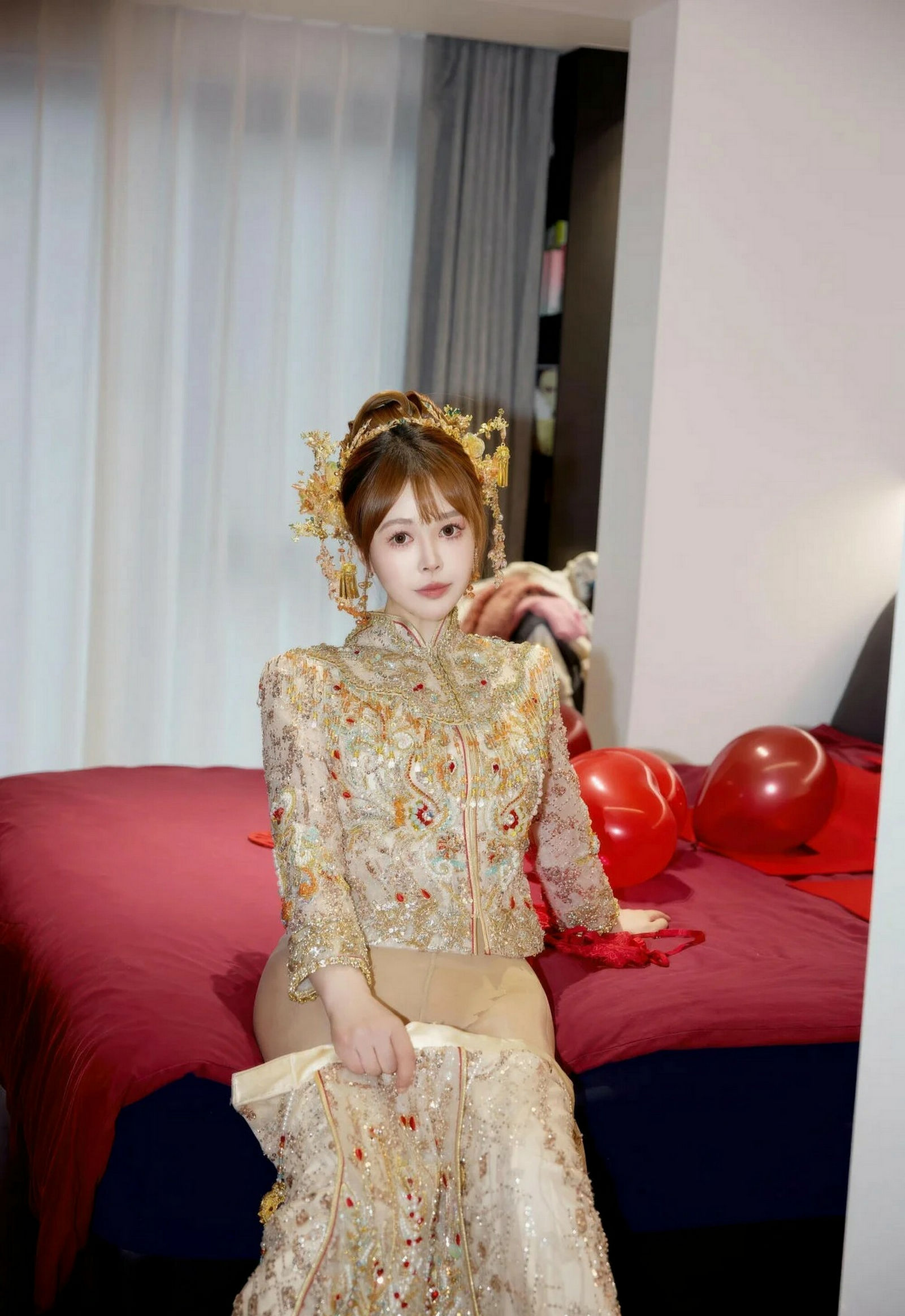 [XiuRen秀人网] 2026.02.04 No.11317 Evelyn 秀禾服饰 肉色丝袜 性感写真 [63+1P] 第 42 张