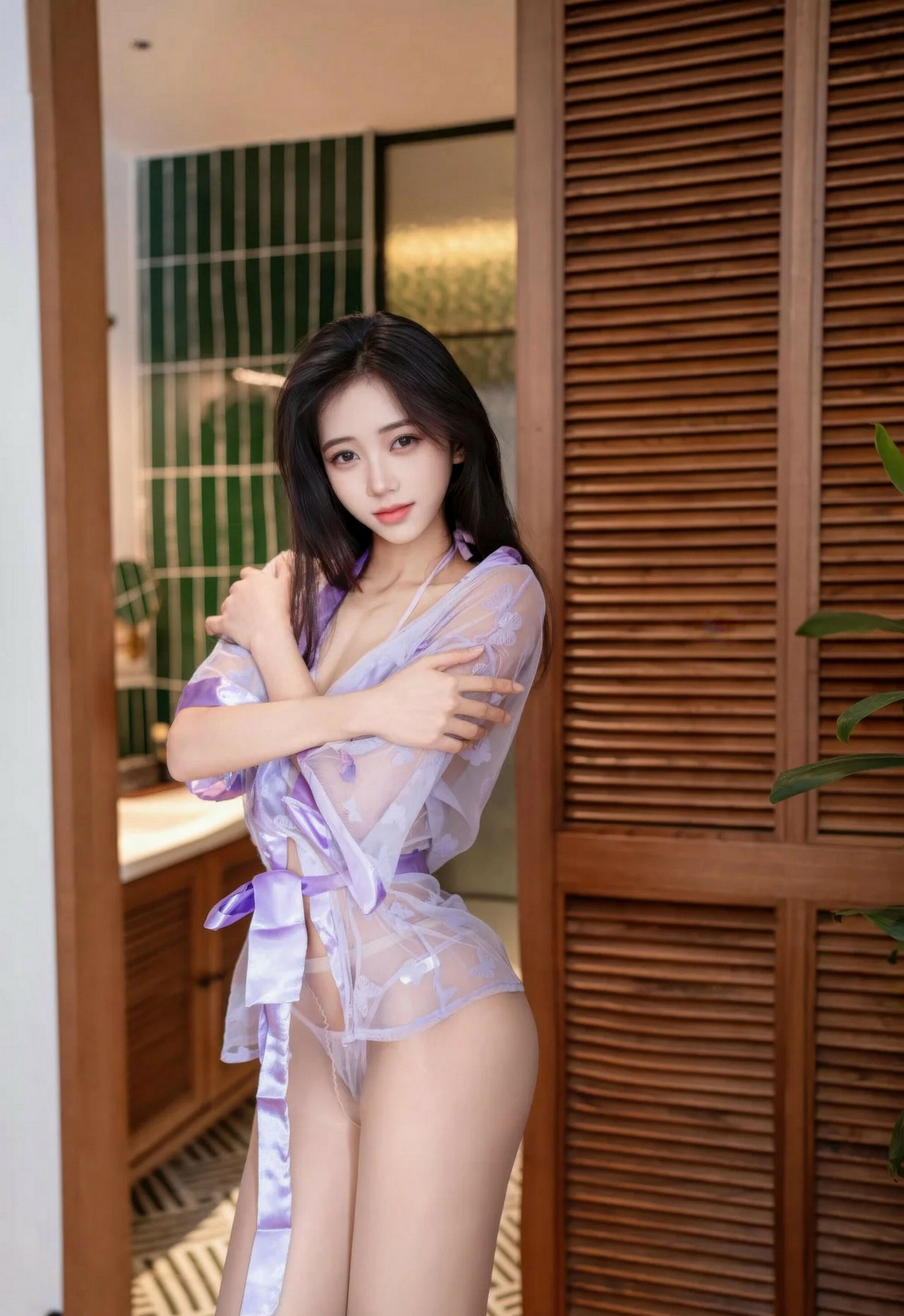 [XINGYAN星颜社] 2026.02.04 VOL.460 时安安 紫色情趣服饰 性感写真 [78+1P] 第 78 张