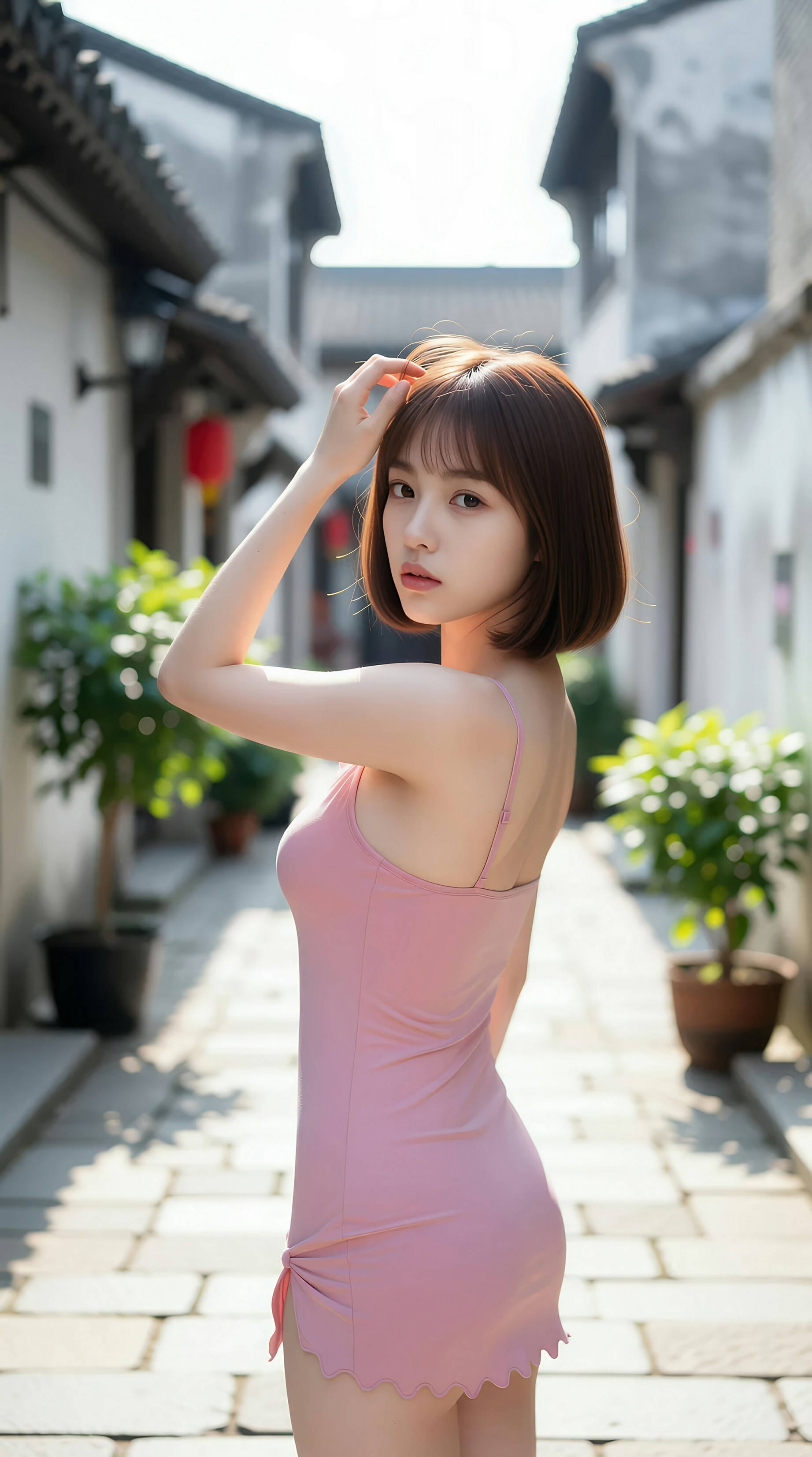 [AiGirl] 小乔不乔 粉色短裙 [100P] 第 17 张