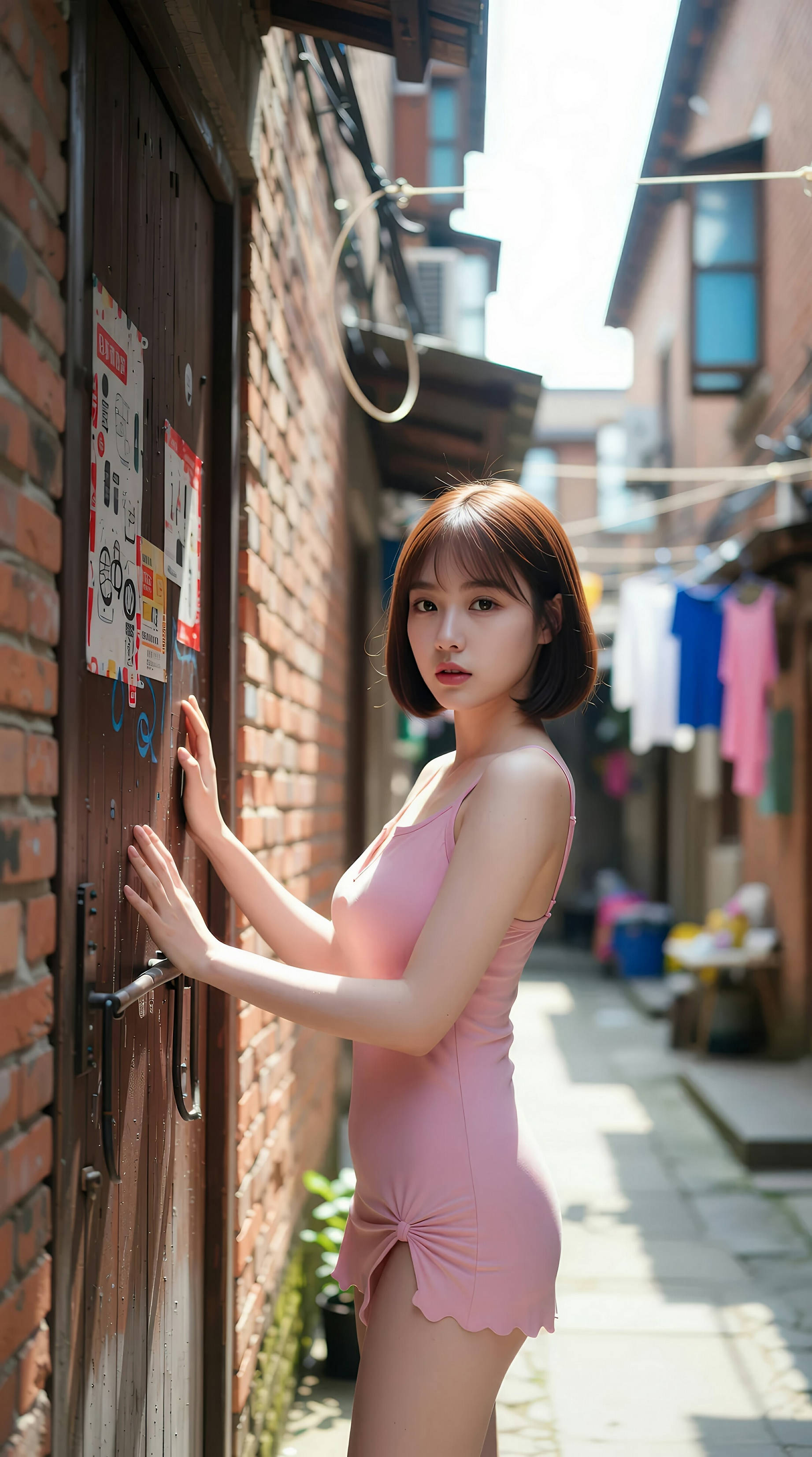 [AiGirl] 小乔不乔 粉色短裙 [100P] 第 35 张