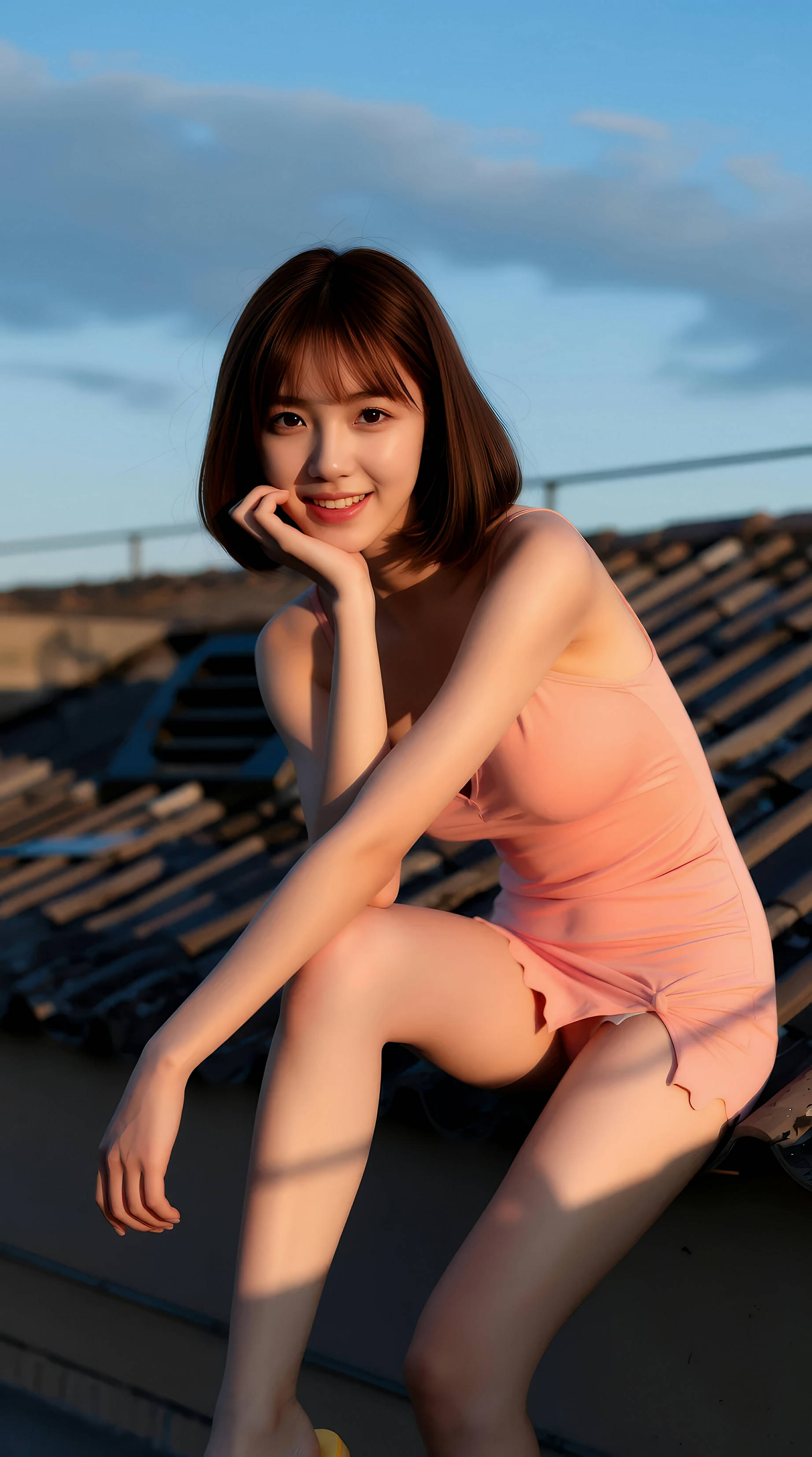 [AiGirl] 小乔不乔 粉色短裙 [100P] 第 43 张