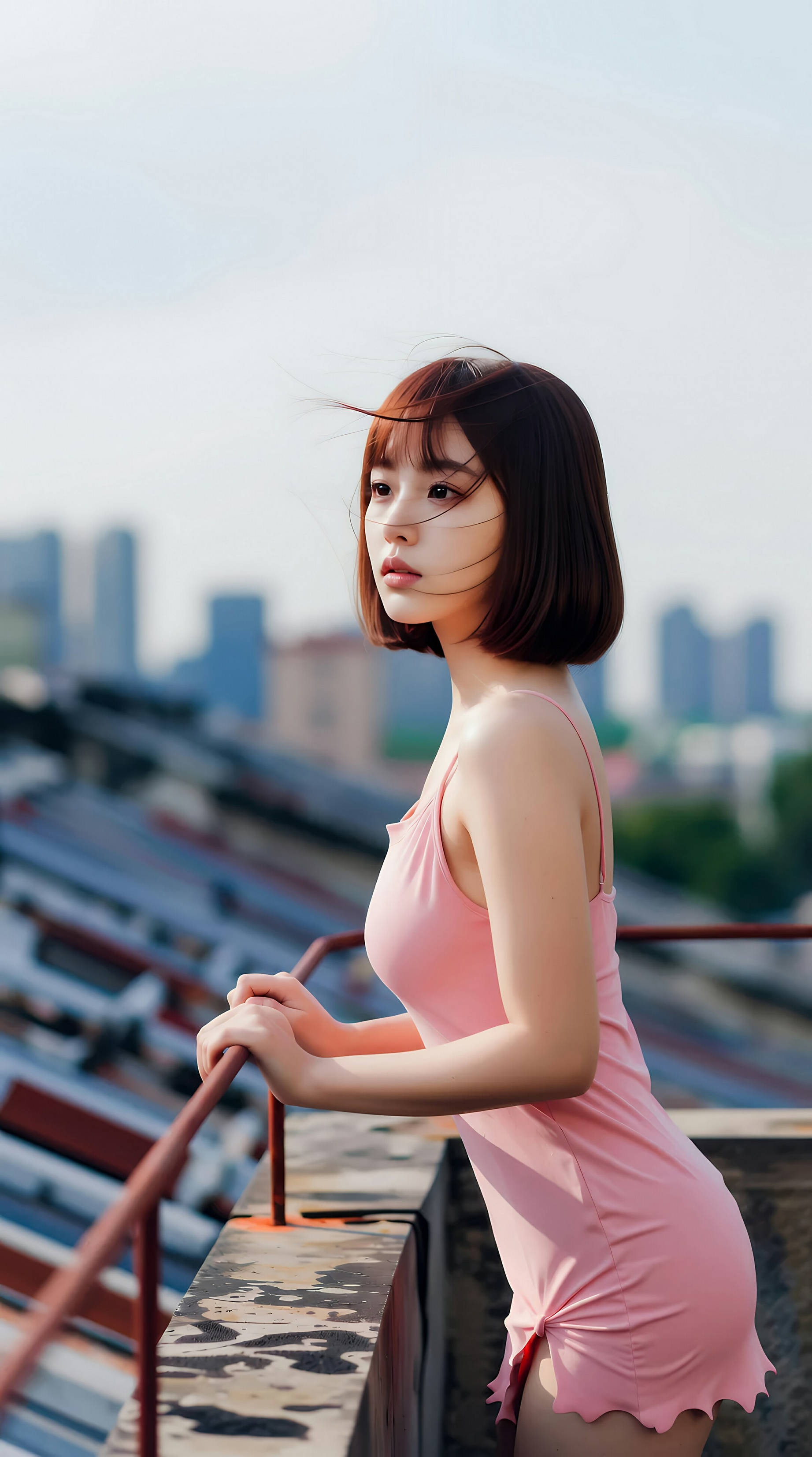 [AiGirl] 小乔不乔 粉色短裙 [100P] 第 44 张