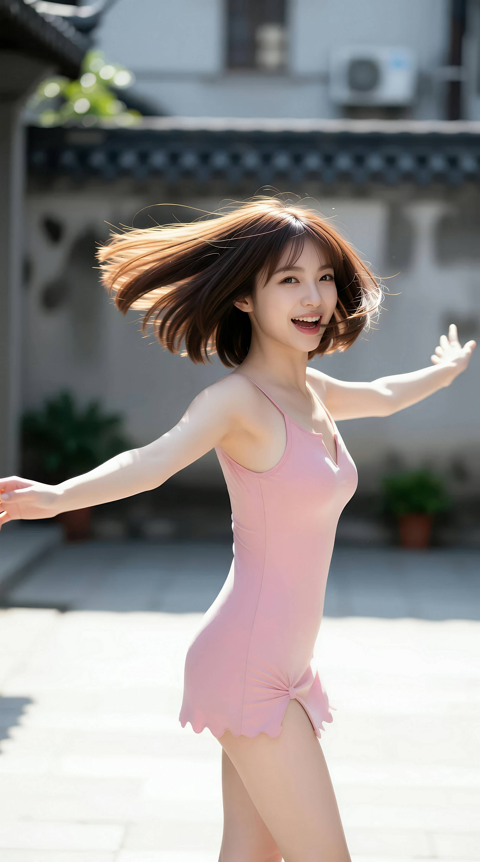 [AiGirl] 小乔不乔 粉色短裙 [100P] 第 47 张