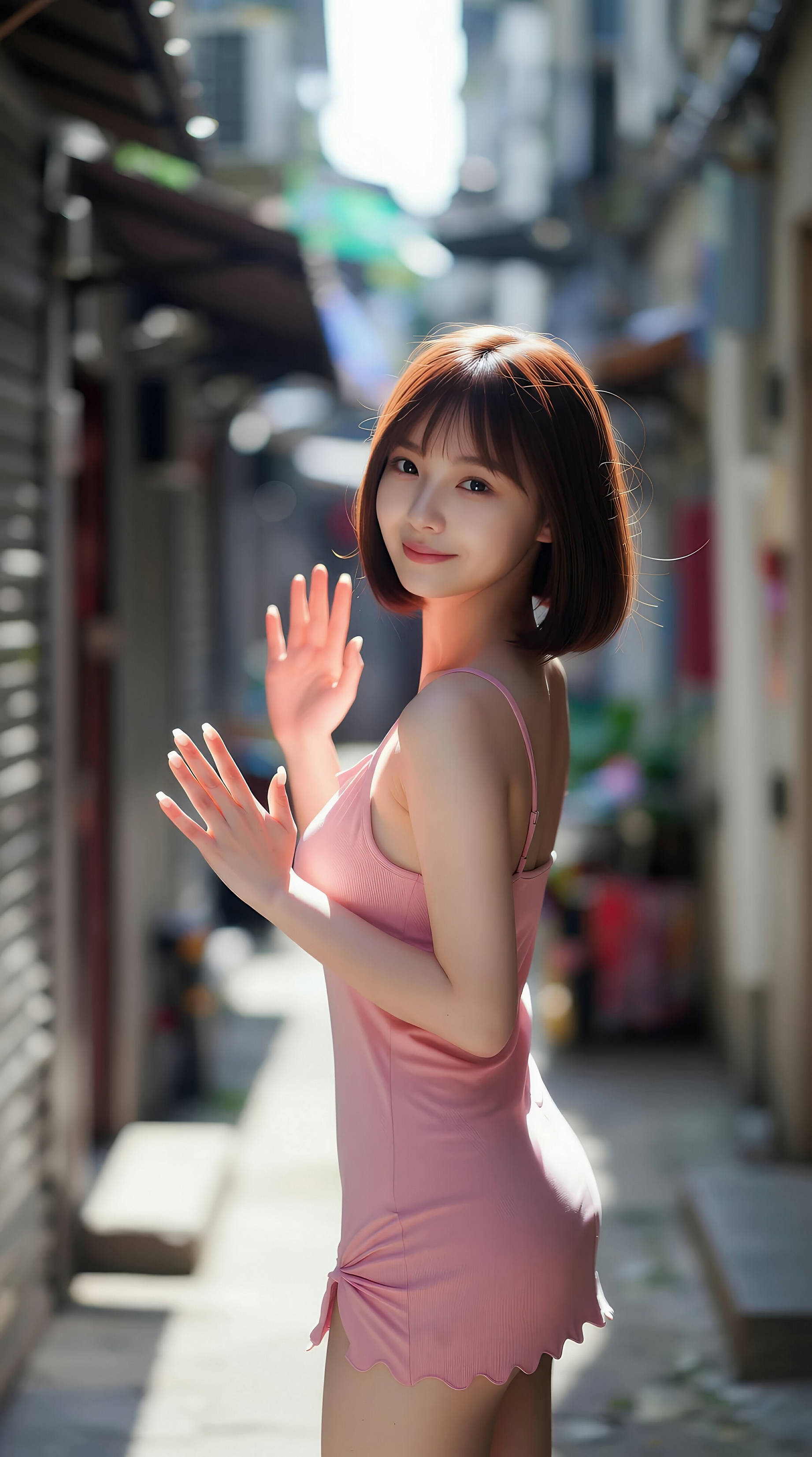 [AiGirl] 小乔不乔 粉色短裙 [100P] 第 87 张