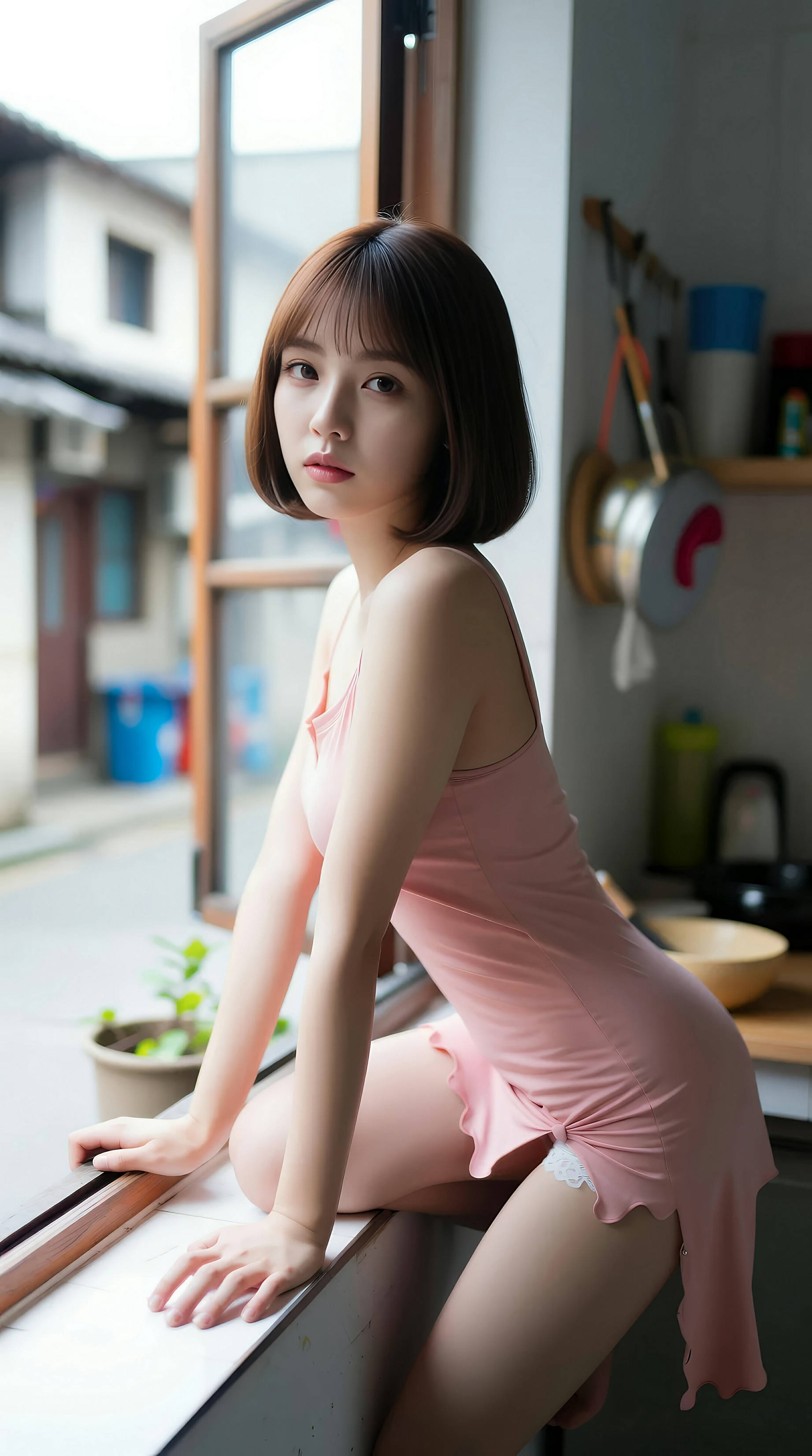 [AiGirl] 小乔不乔 粉色短裙 [100P] 第 95 张