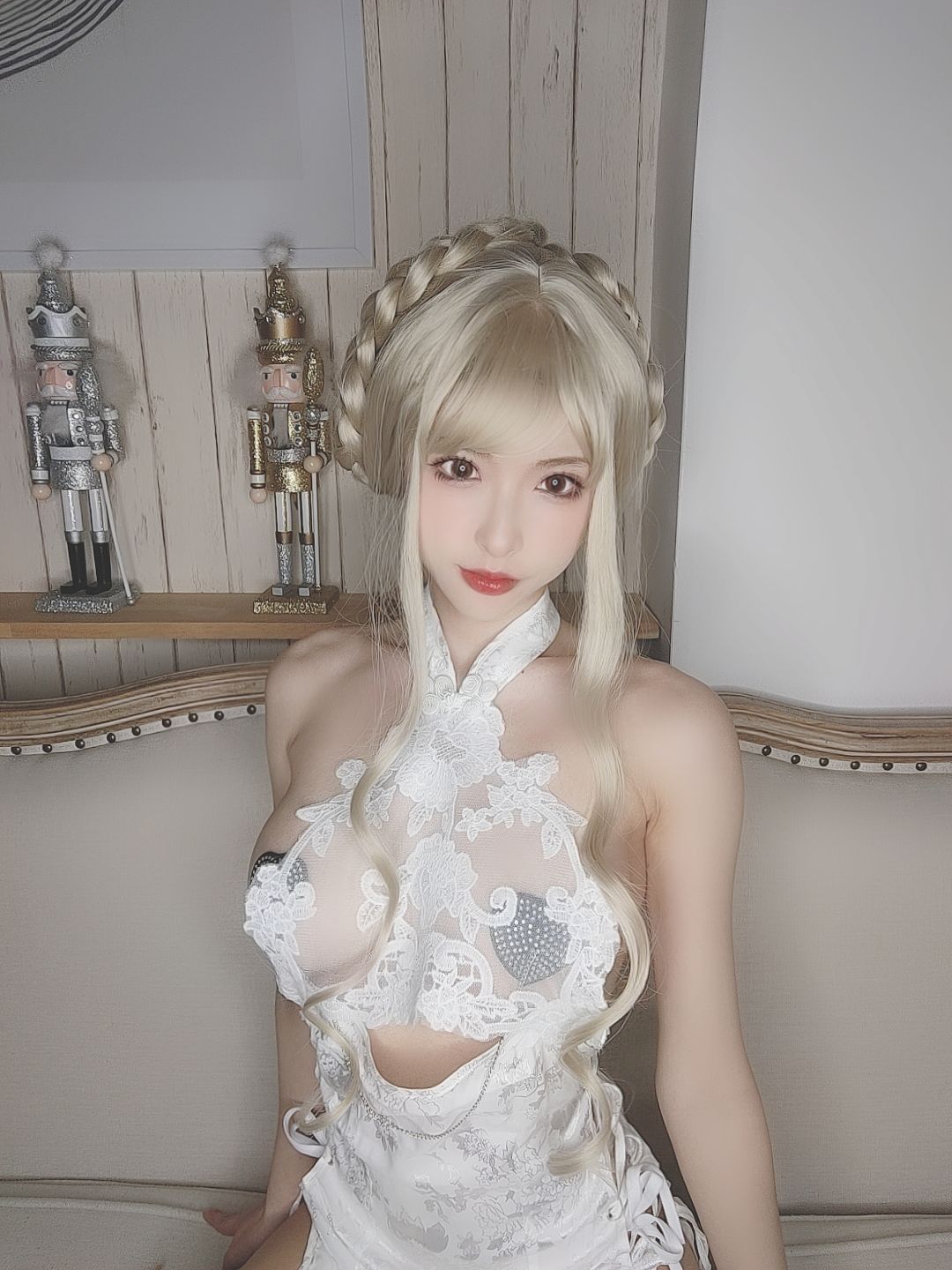 [COSPLAY] 清水由乃 金发旗袍 第 14 张