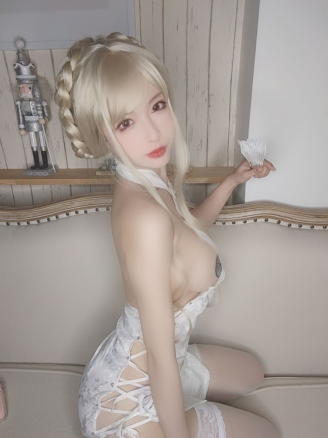 [COSPLAY] 清水由乃 金发旗袍 第 15 张