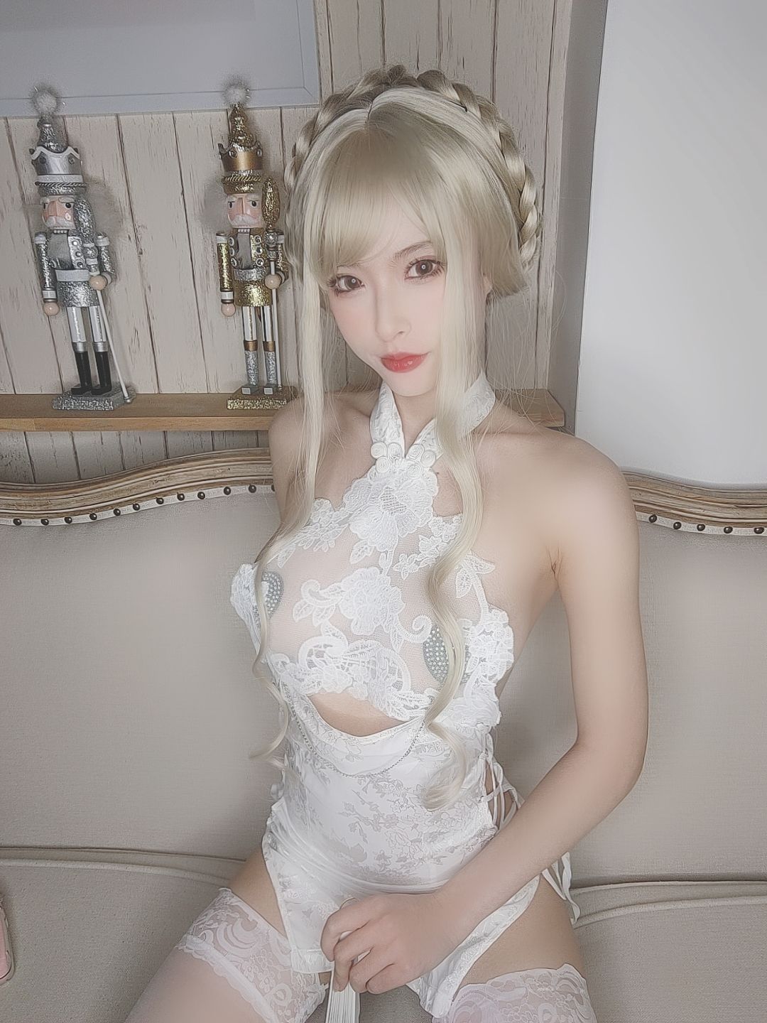 [COSPLAY] 清水由乃 金发旗袍 第 19 张