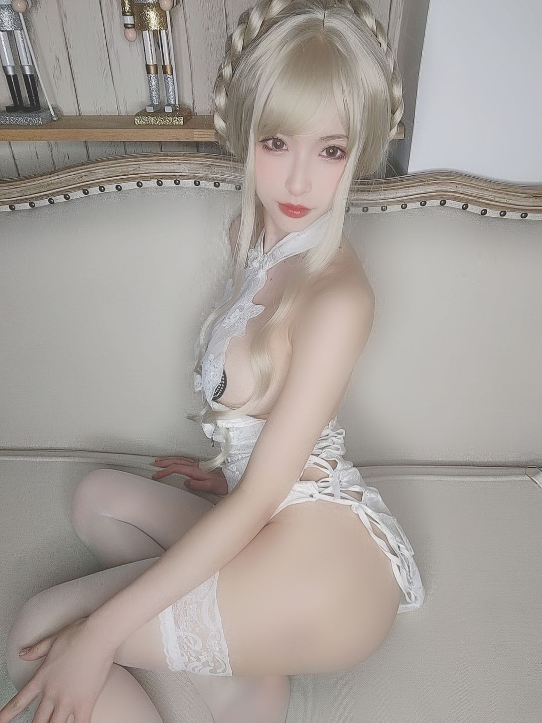 [COSPLAY] 清水由乃 金发旗袍 第 29 张