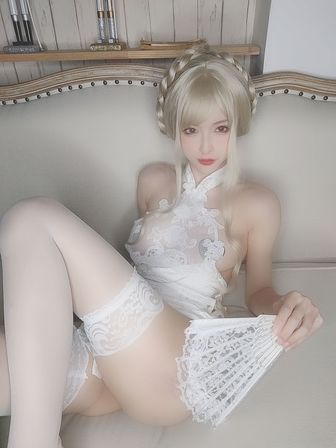 [COSPLAY] 清水由乃 金发旗袍 第 9 张