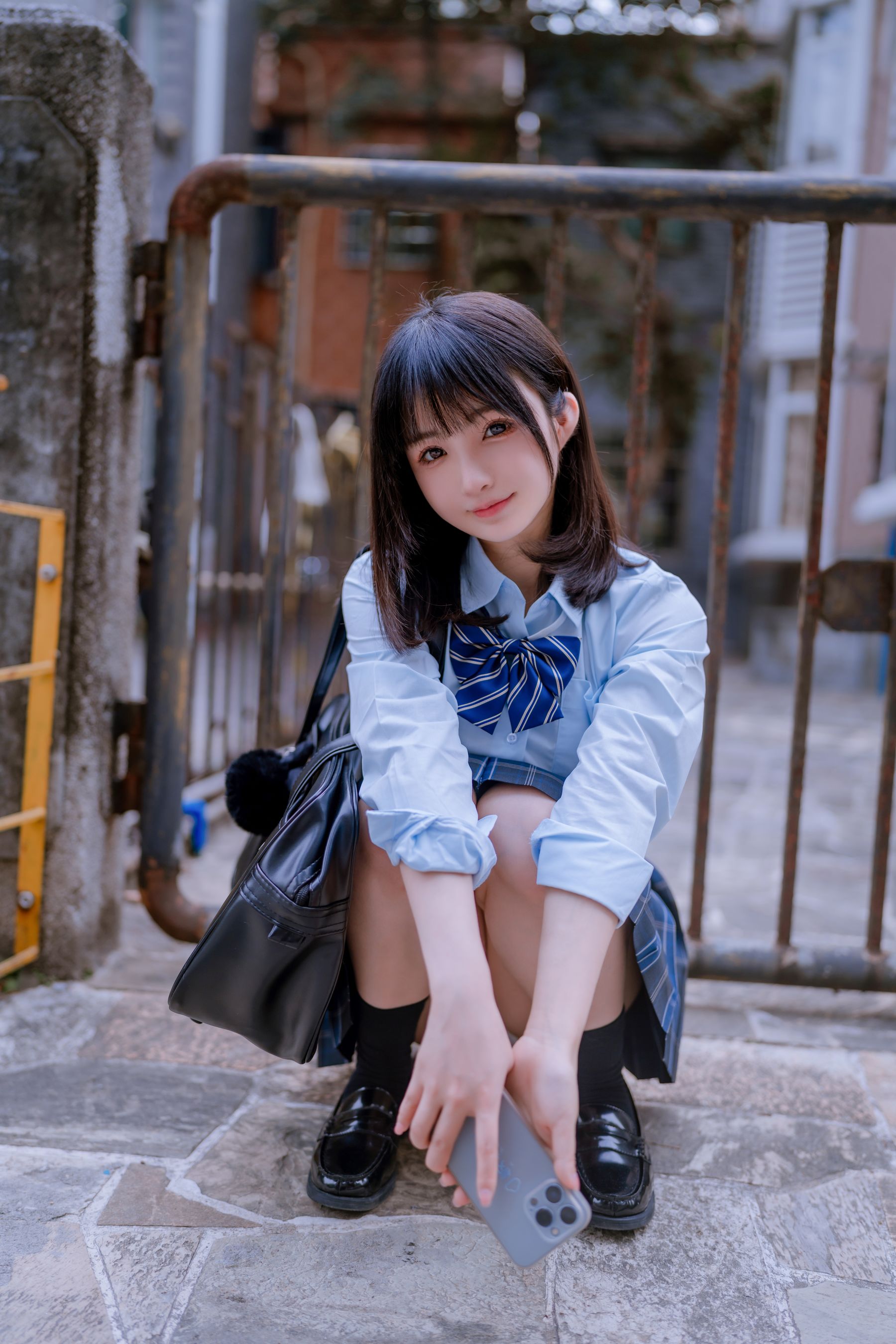 [COSPLAY] 桜井宁宁 – JK之居家 第 56 张