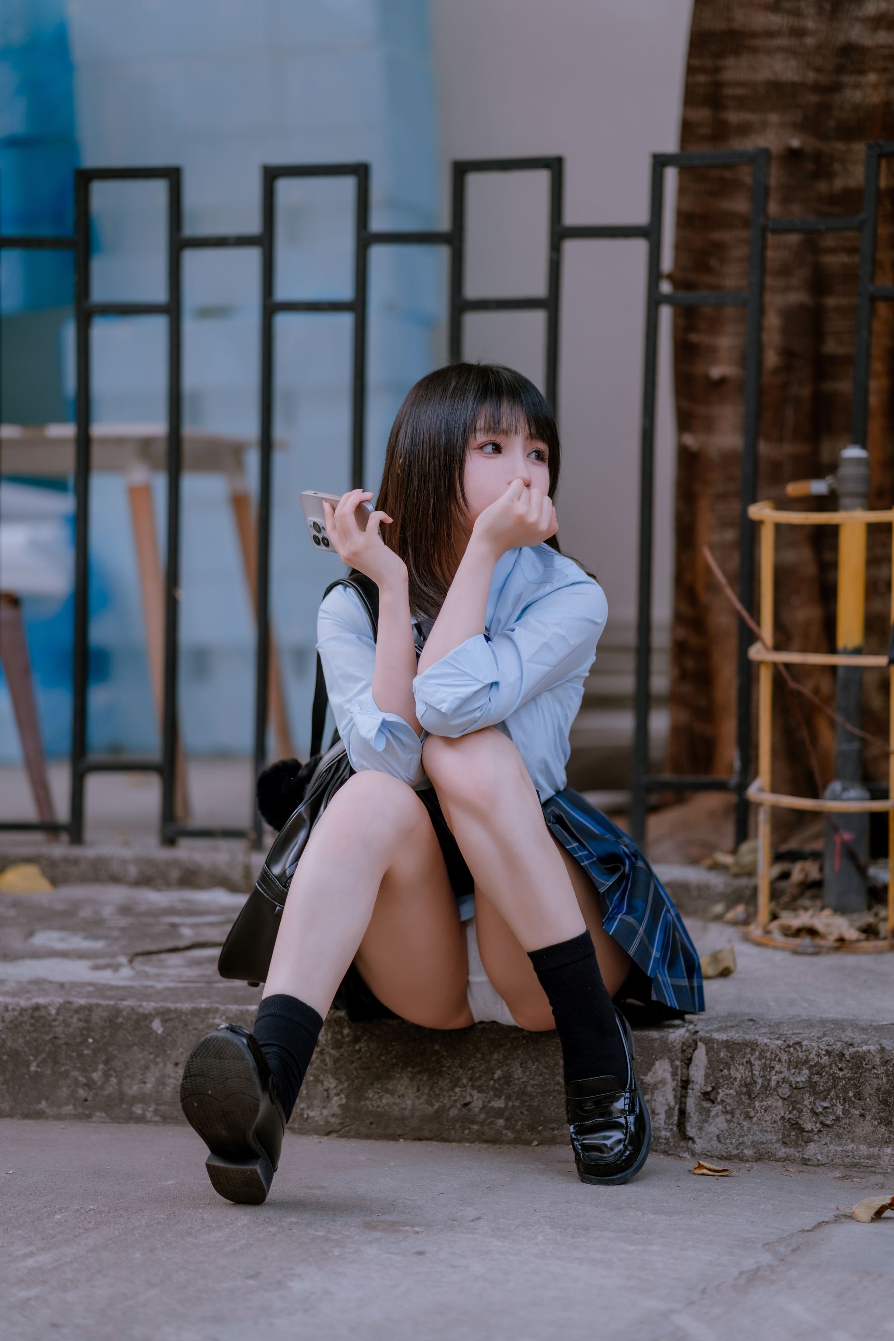 [COSPLAY] 桜井宁宁 – JK之居家 第 63 张