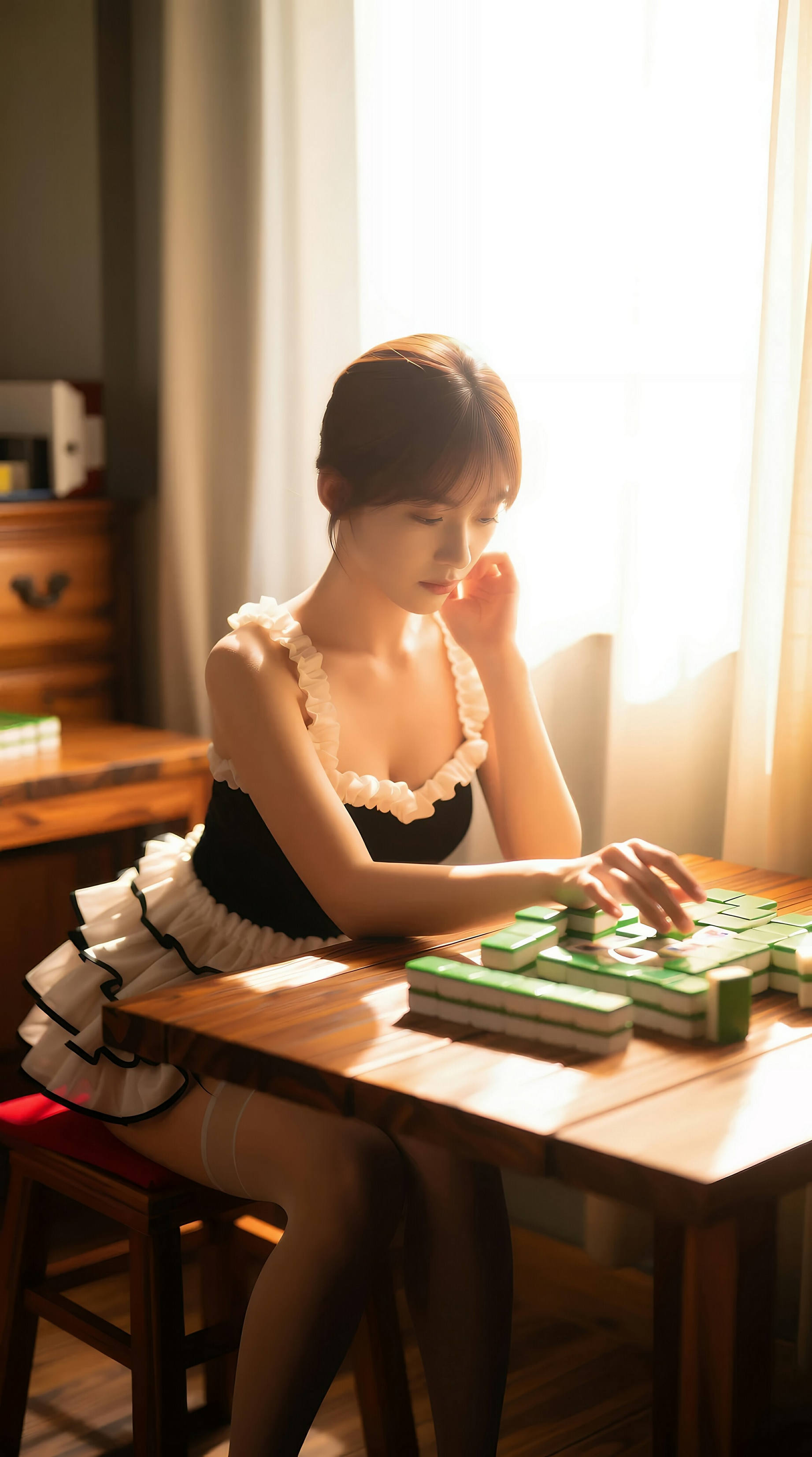 [AiGirl] 奶盖布丁luna 麻雀美女 [86P] 第 48 张