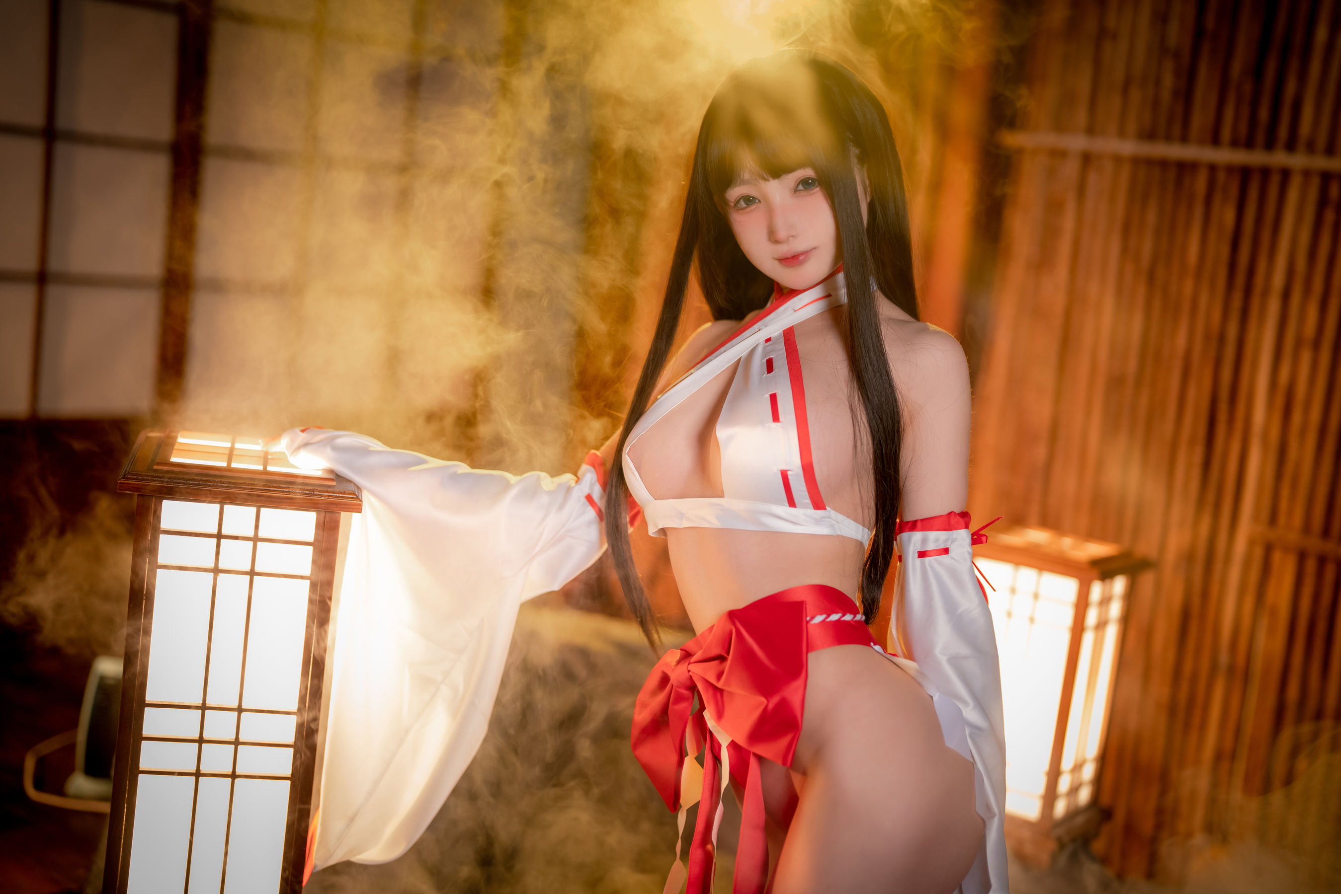 [COSPLAY] 桜井宁宁 – 纯洁巫女 第 34 张