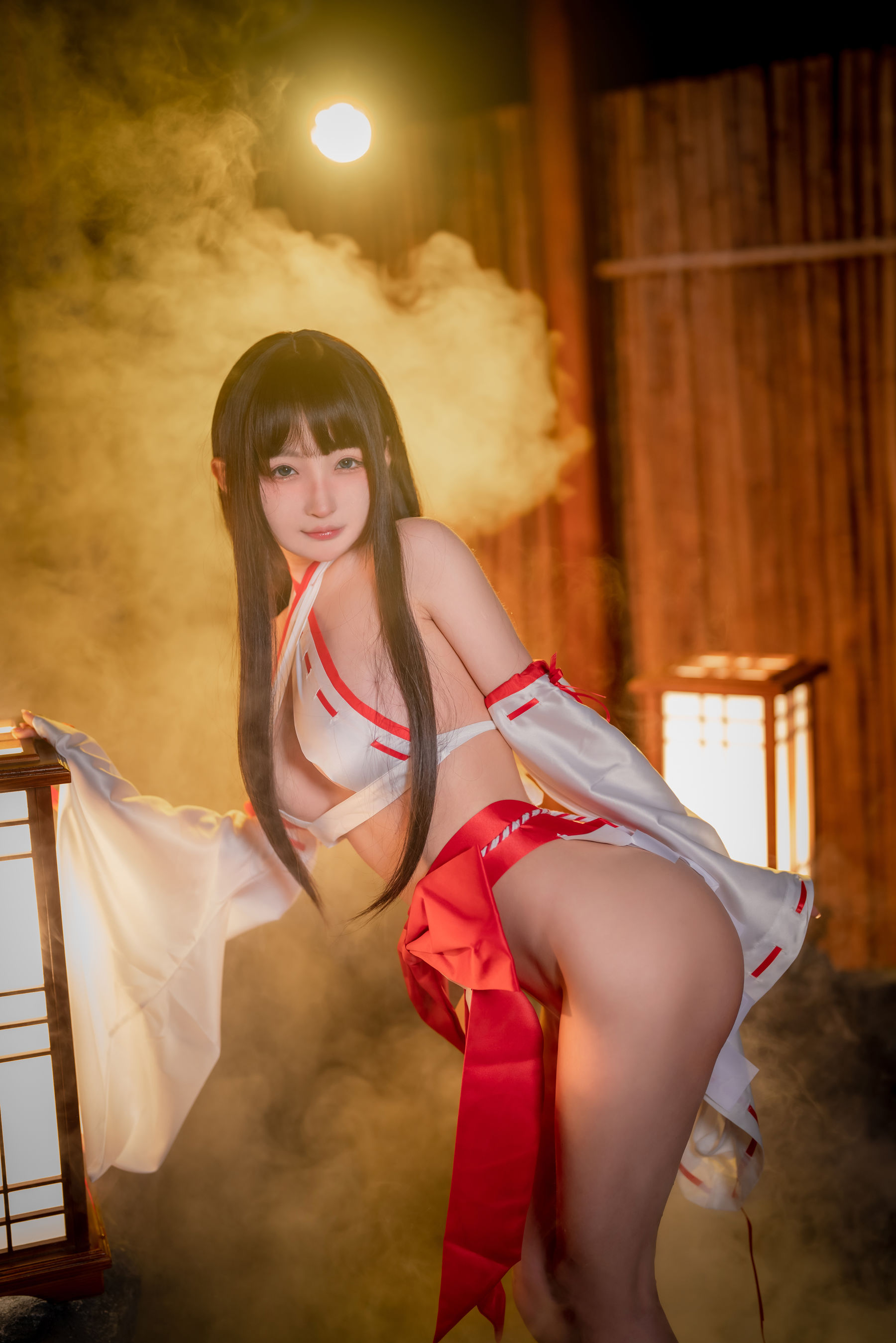 [COSPLAY] 桜井宁宁 – 纯洁巫女 第 35 张