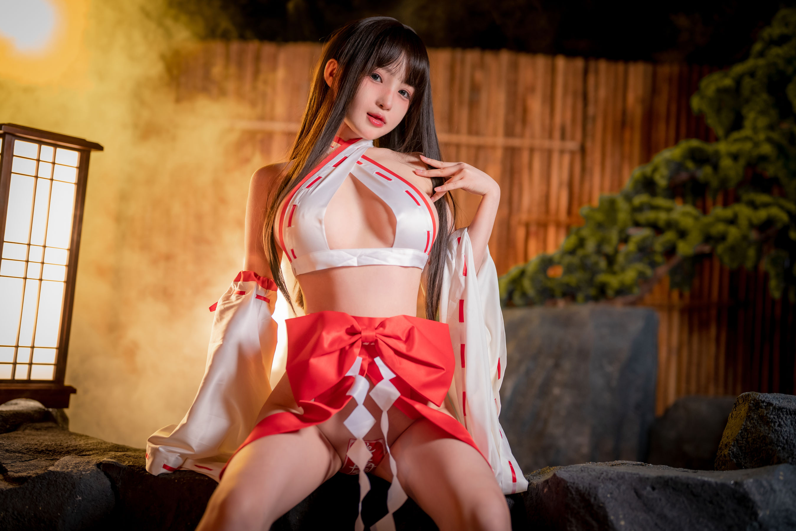 [COSPLAY] 桜井宁宁 – 纯洁巫女 第 50 张
