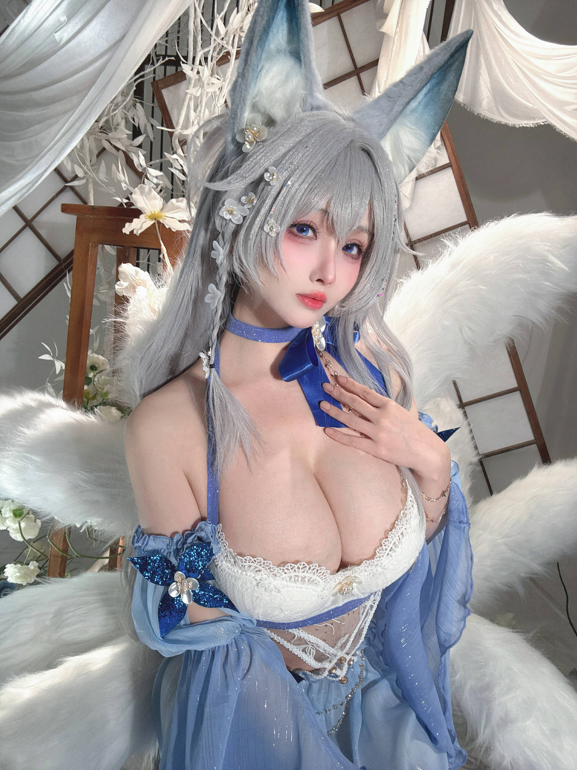 [COSPLAY]rioko凉凉子 – 碧蓝航线 水色夏日信浓 第 1 张