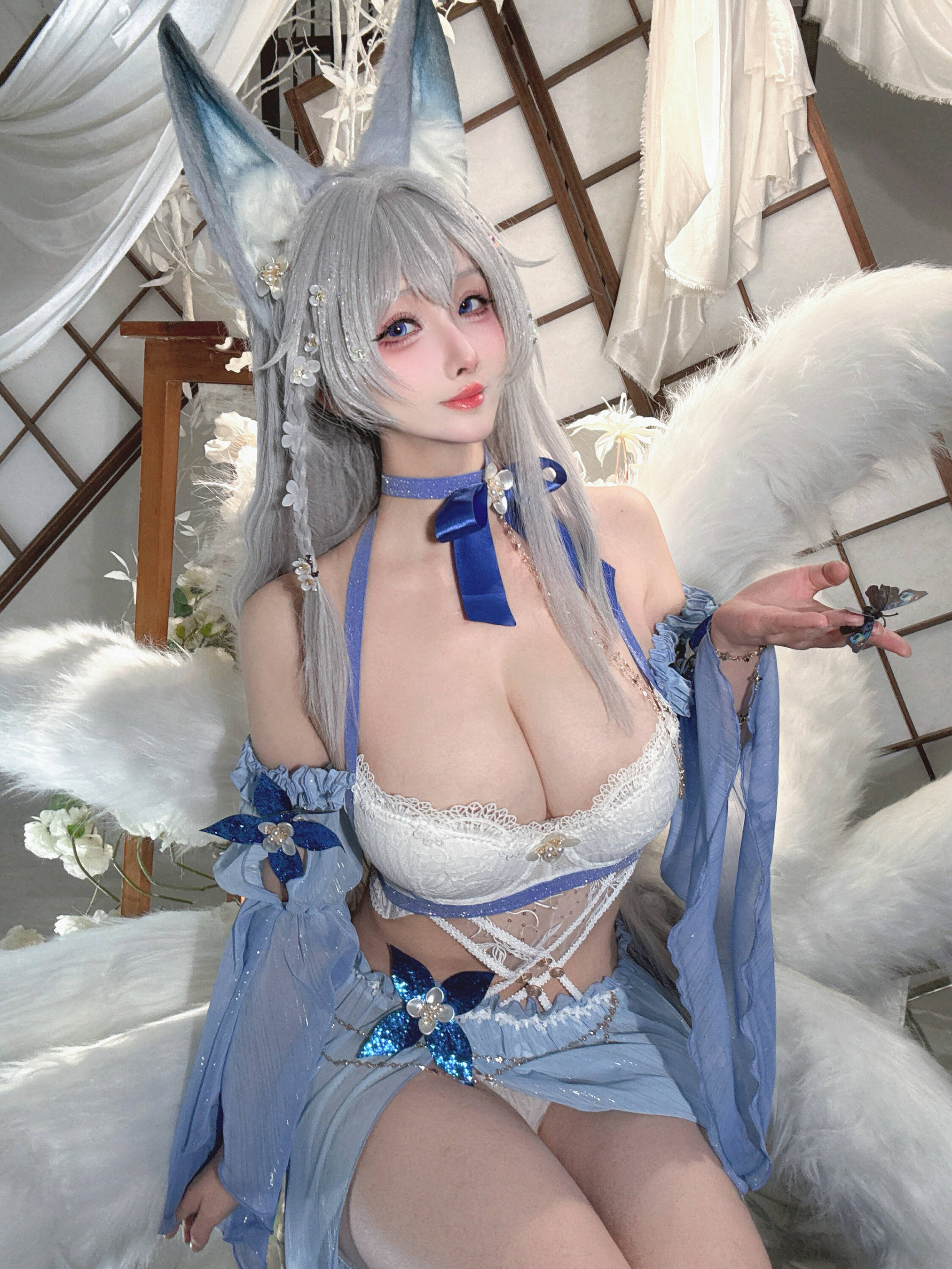 [COSPLAY]rioko凉凉子 – 碧蓝航线 水色夏日信浓 第 12 张