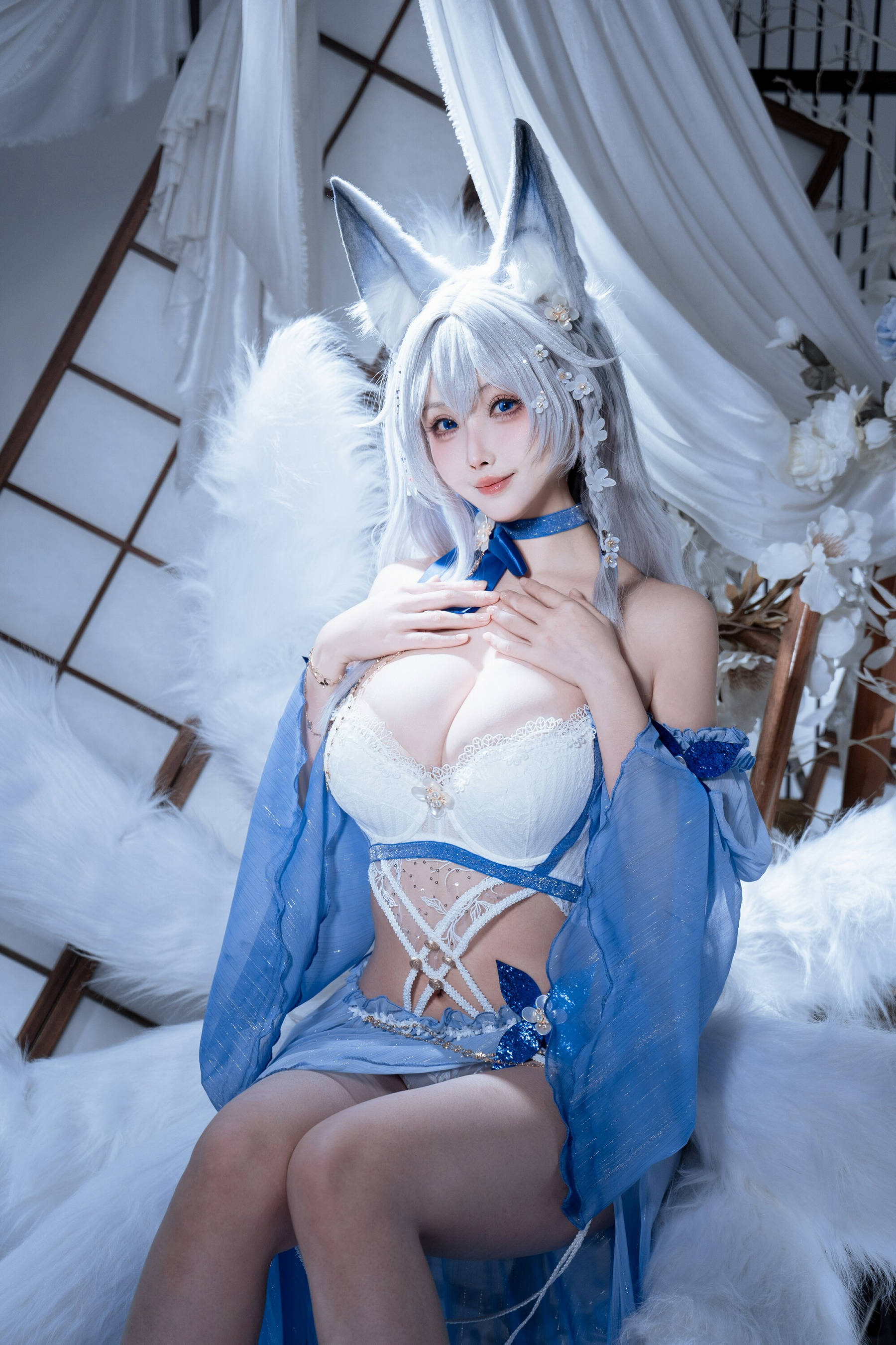 [COSPLAY]rioko凉凉子 – 碧蓝航线 水色夏日信浓 第 25 张