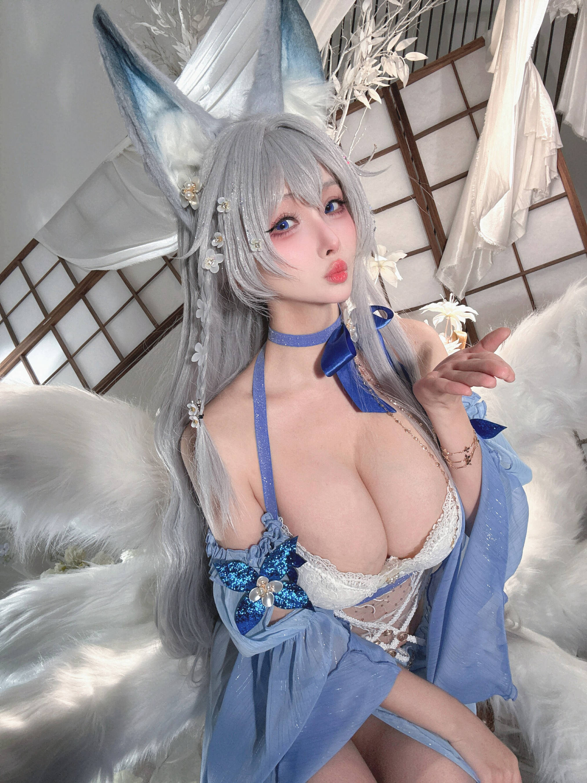 [COSPLAY]rioko凉凉子 – 碧蓝航线 水色夏日信浓 第 5 张