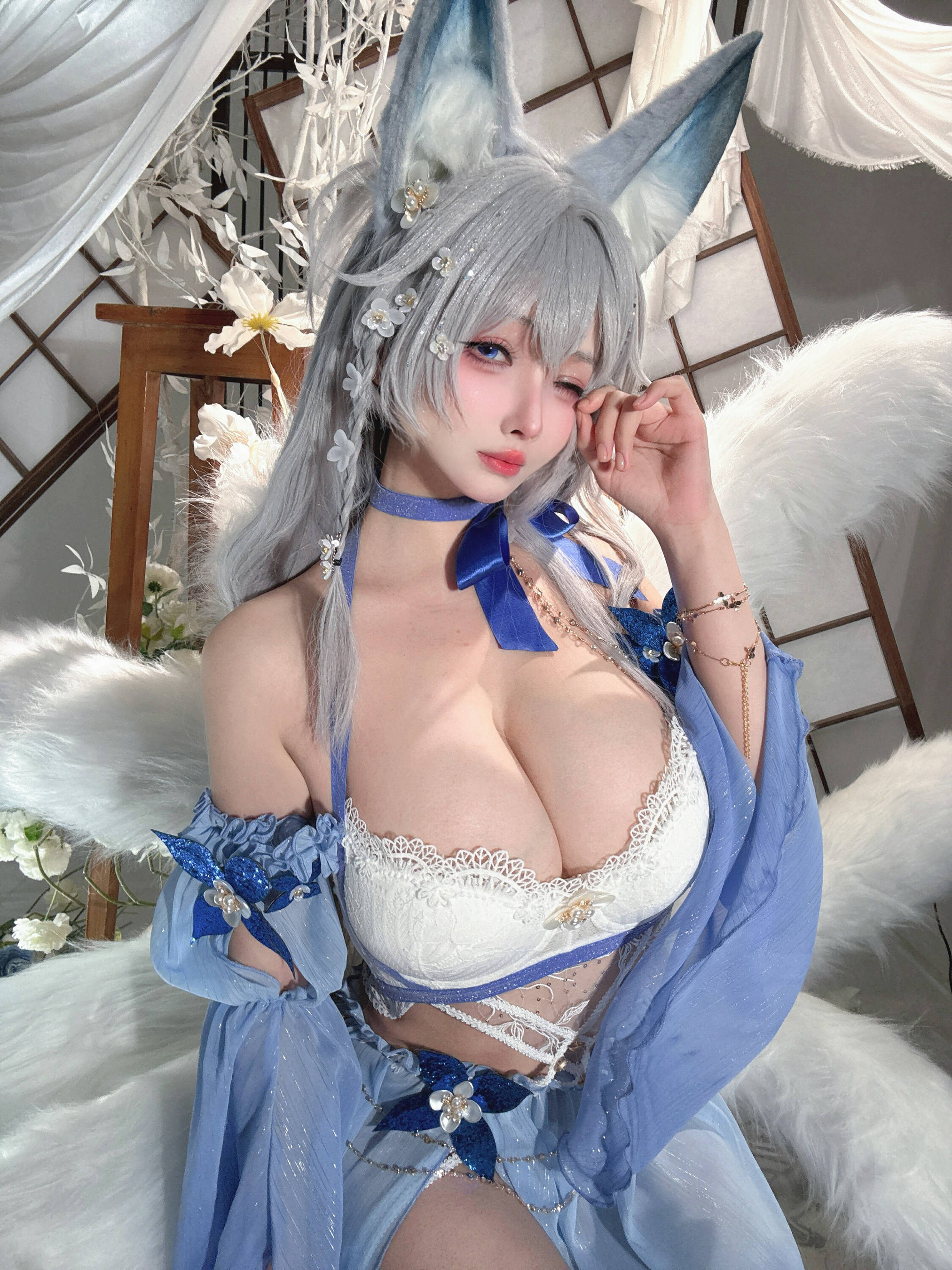 [COSPLAY]rioko凉凉子 – 碧蓝航线 水色夏日信浓 第 9 张