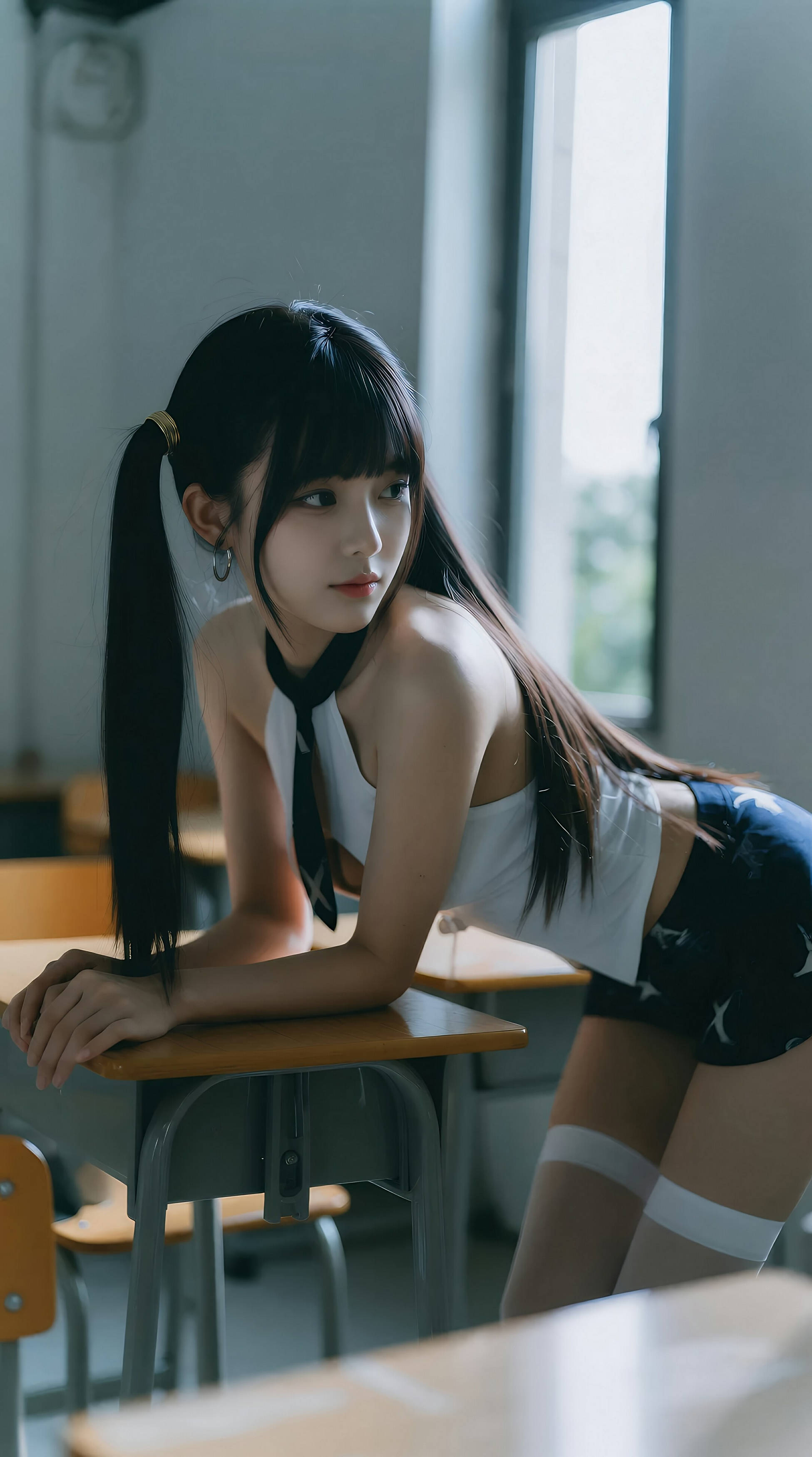 [AiGirl] 柚柚sasa 教室双马尾 [84P] 第 10 张