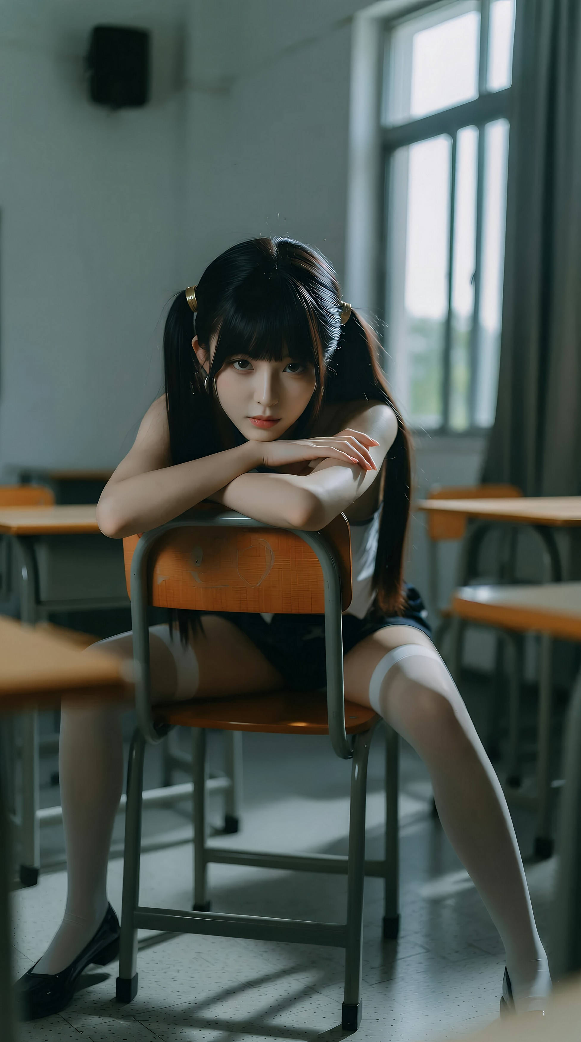 [AiGirl] 柚柚sasa 教室双马尾 [84P] 第 14 张