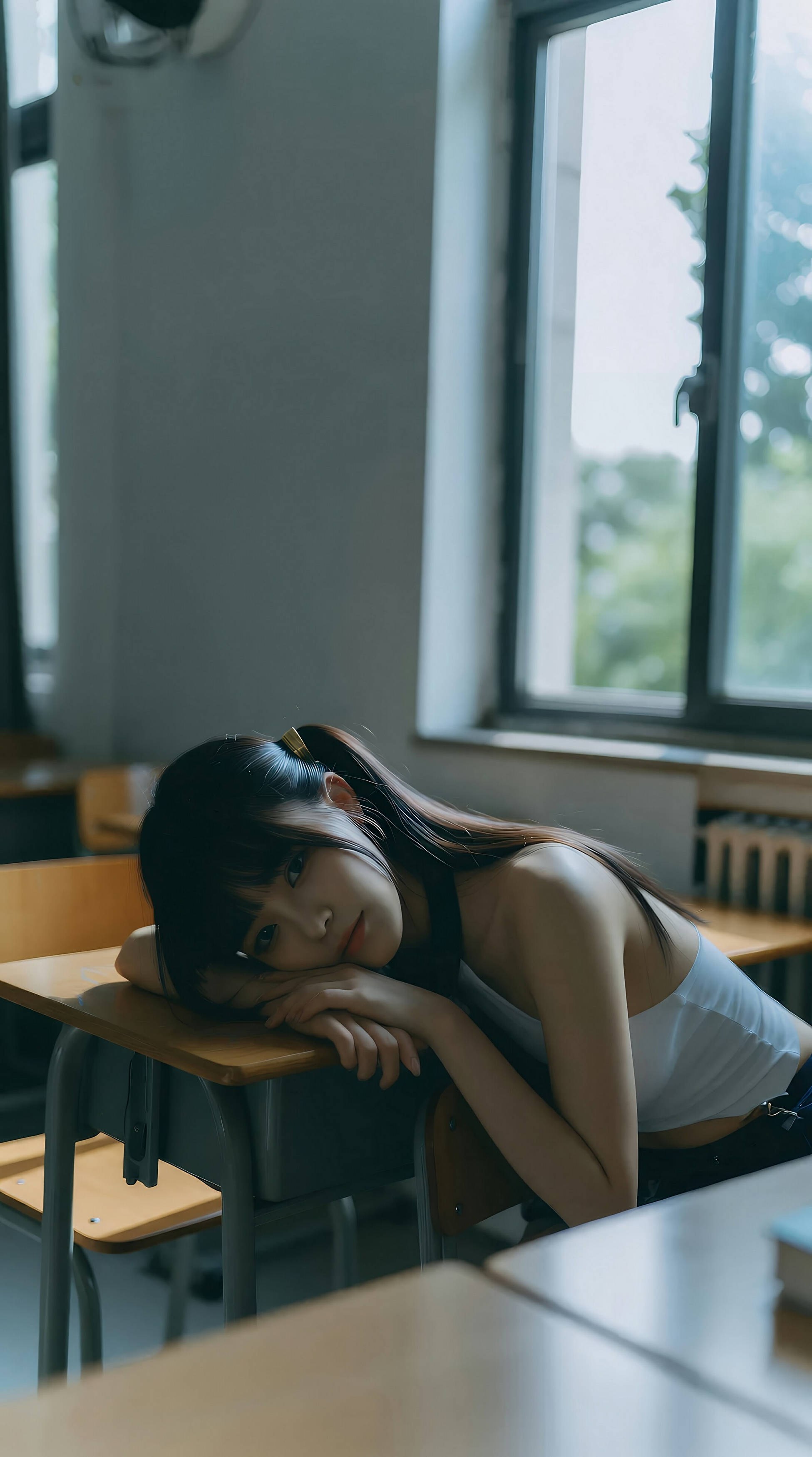 [AiGirl] 柚柚sasa 教室双马尾 [84P] 第 15 张