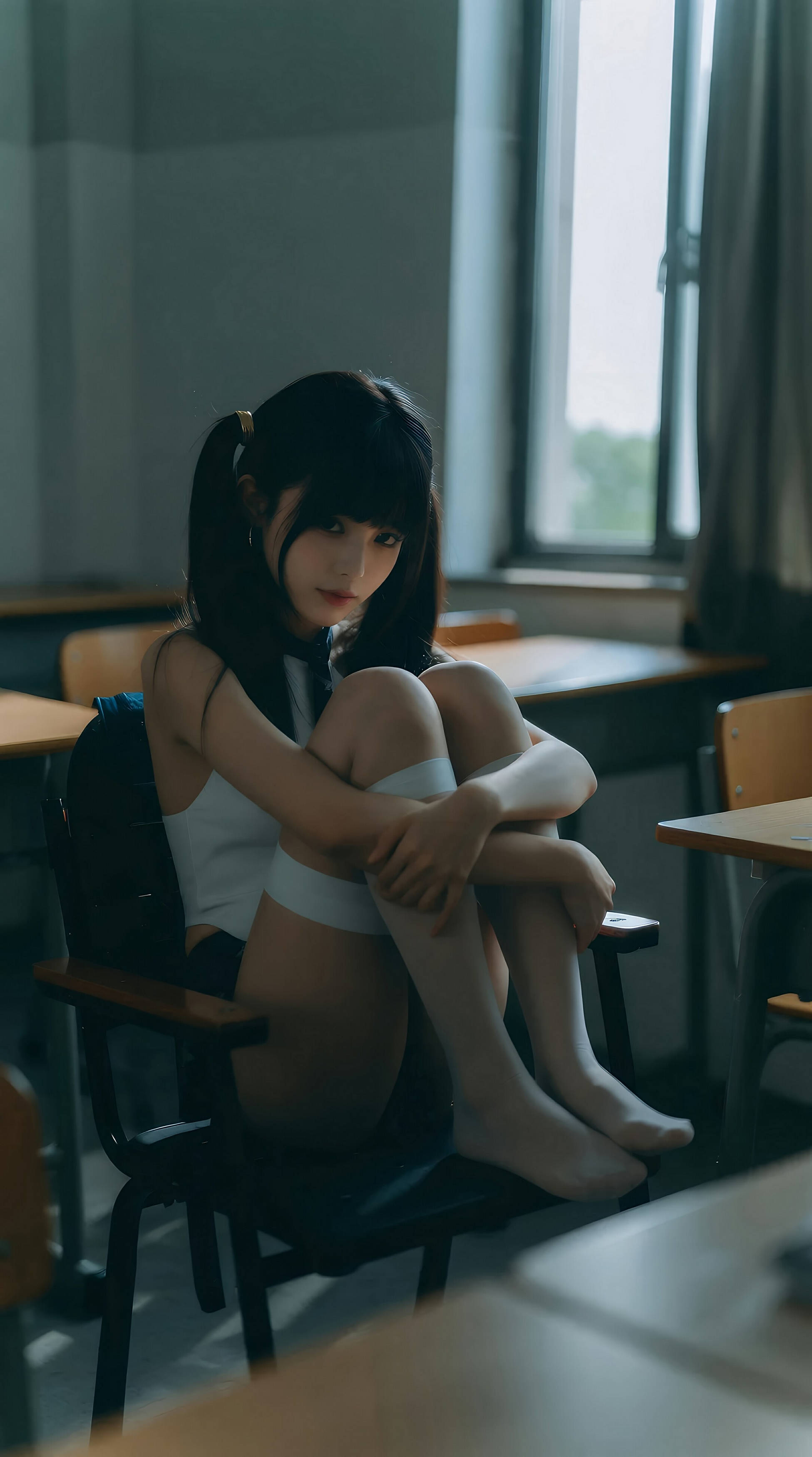 [AiGirl] 柚柚sasa 教室双马尾 [84P] 第 17 张