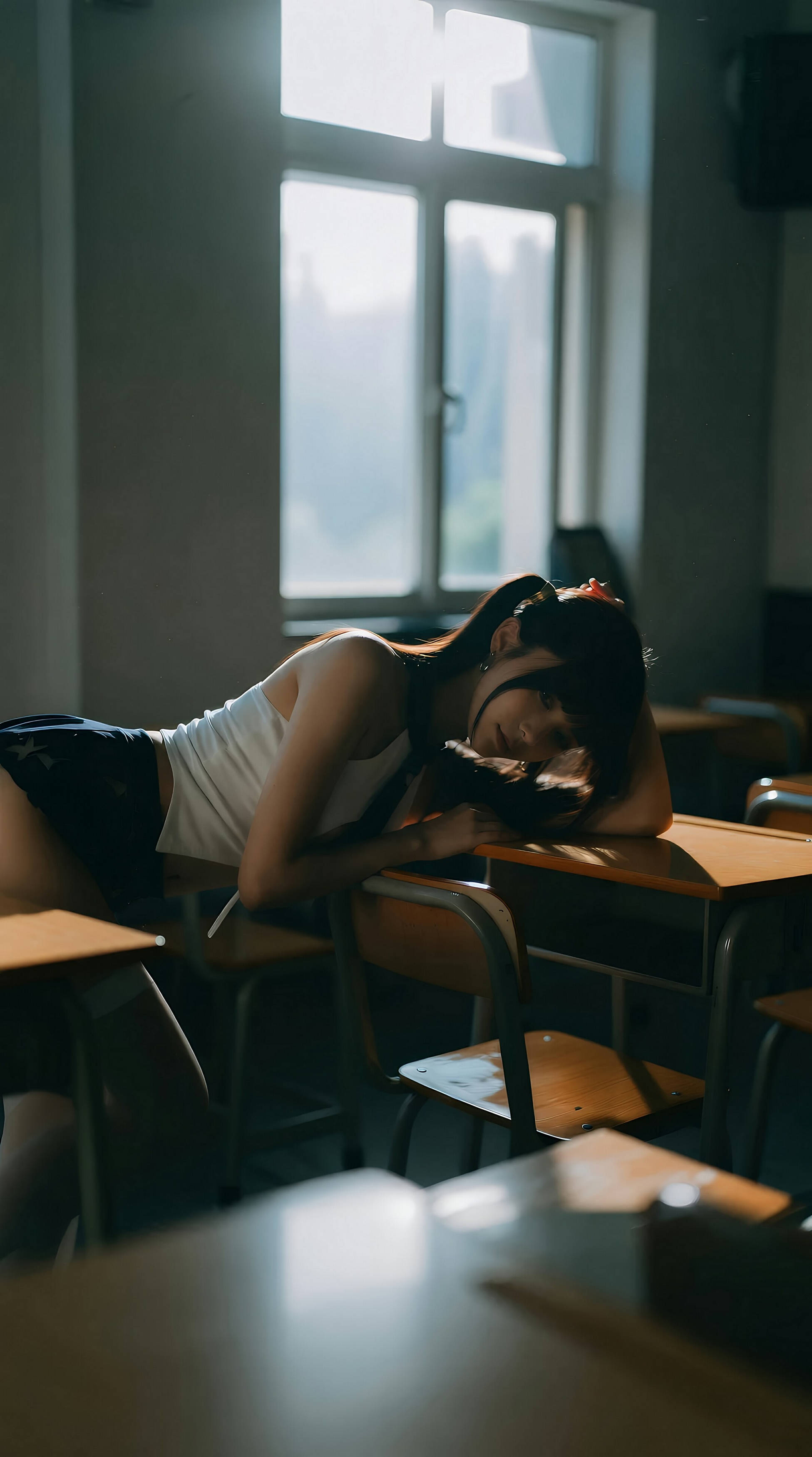 [AiGirl] 柚柚sasa 教室双马尾 [84P] 第 21 张