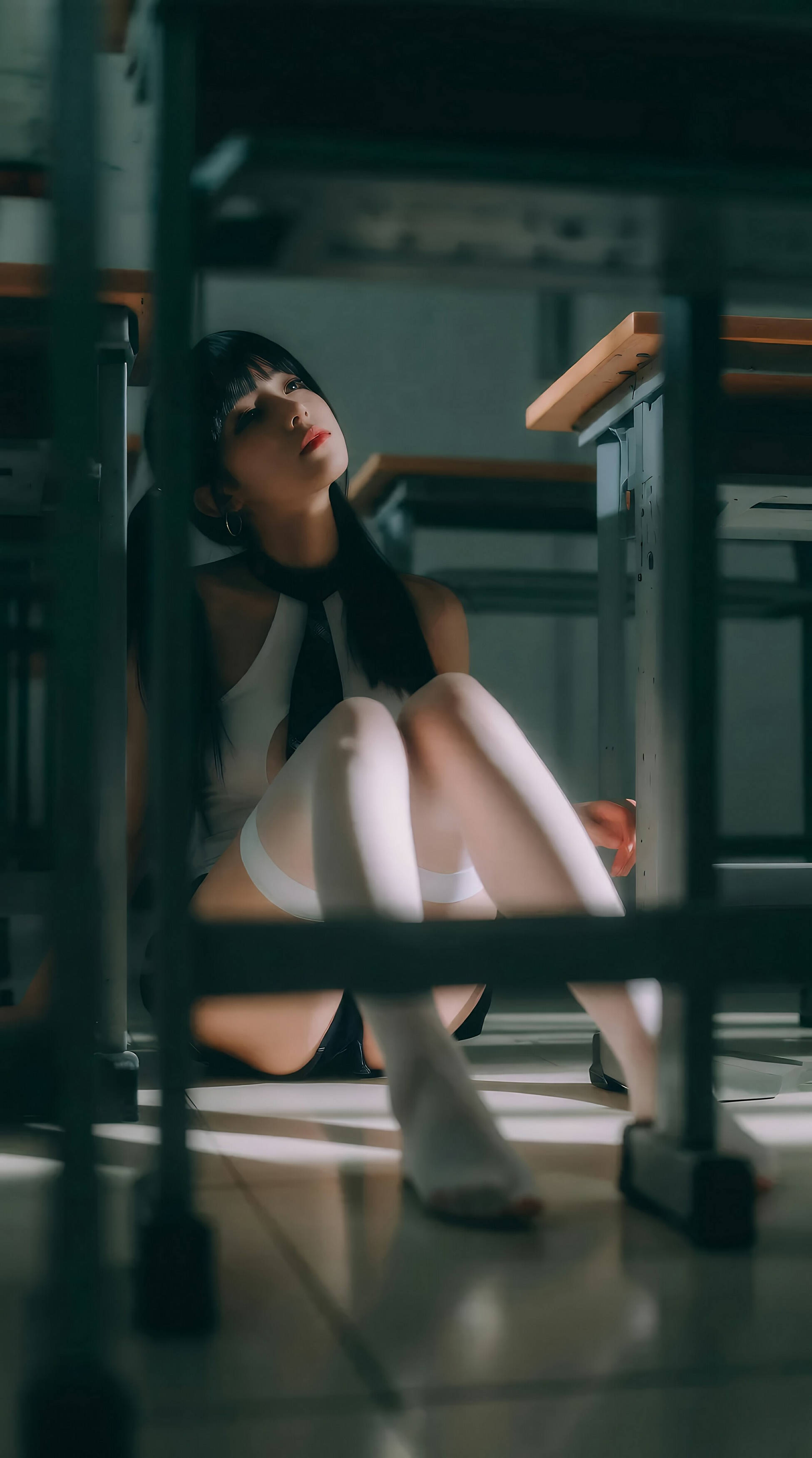 [AiGirl] 柚柚sasa 教室双马尾 [84P] 第 22 张
