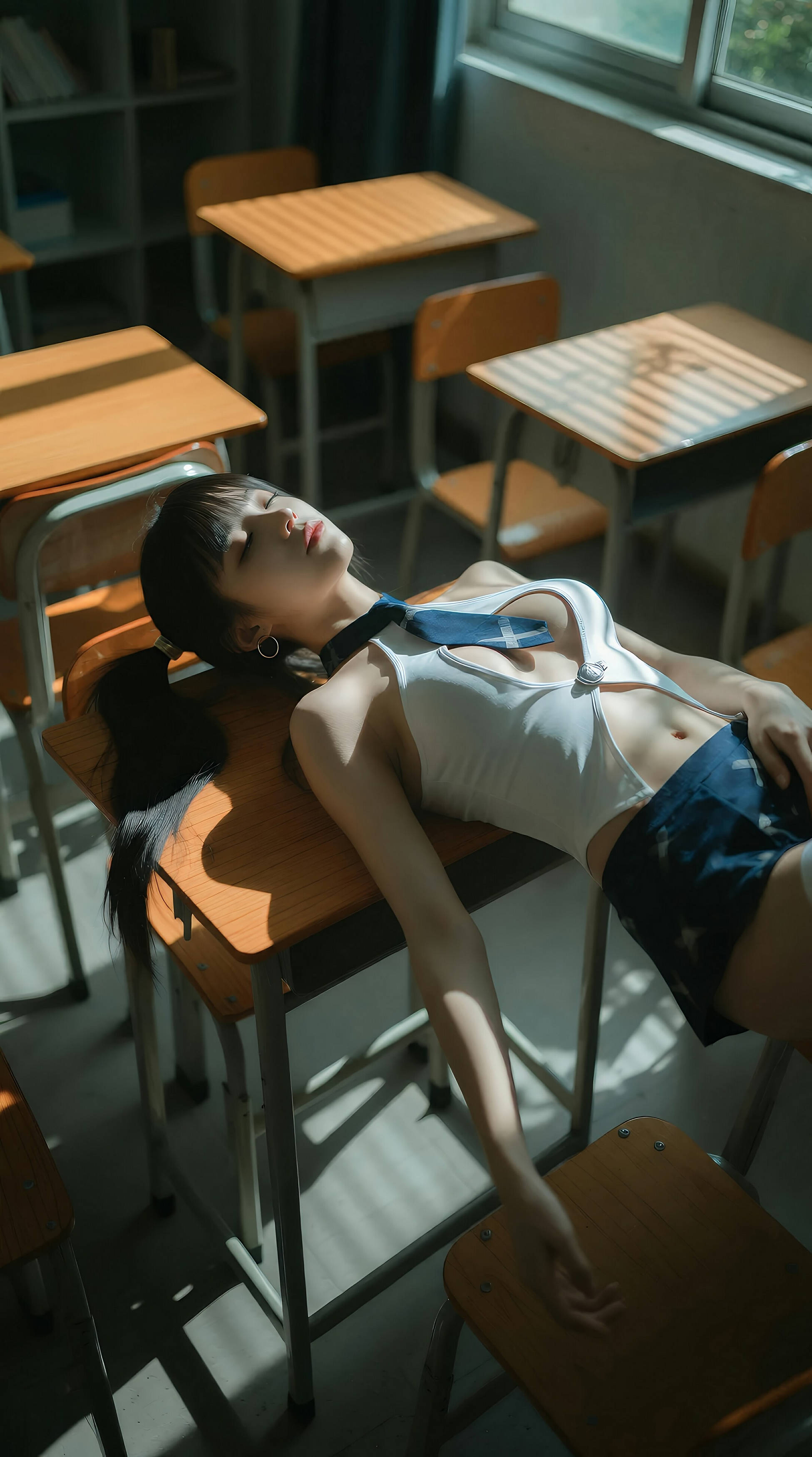 [AiGirl] 柚柚sasa 教室双马尾 [84P] 第 37 张