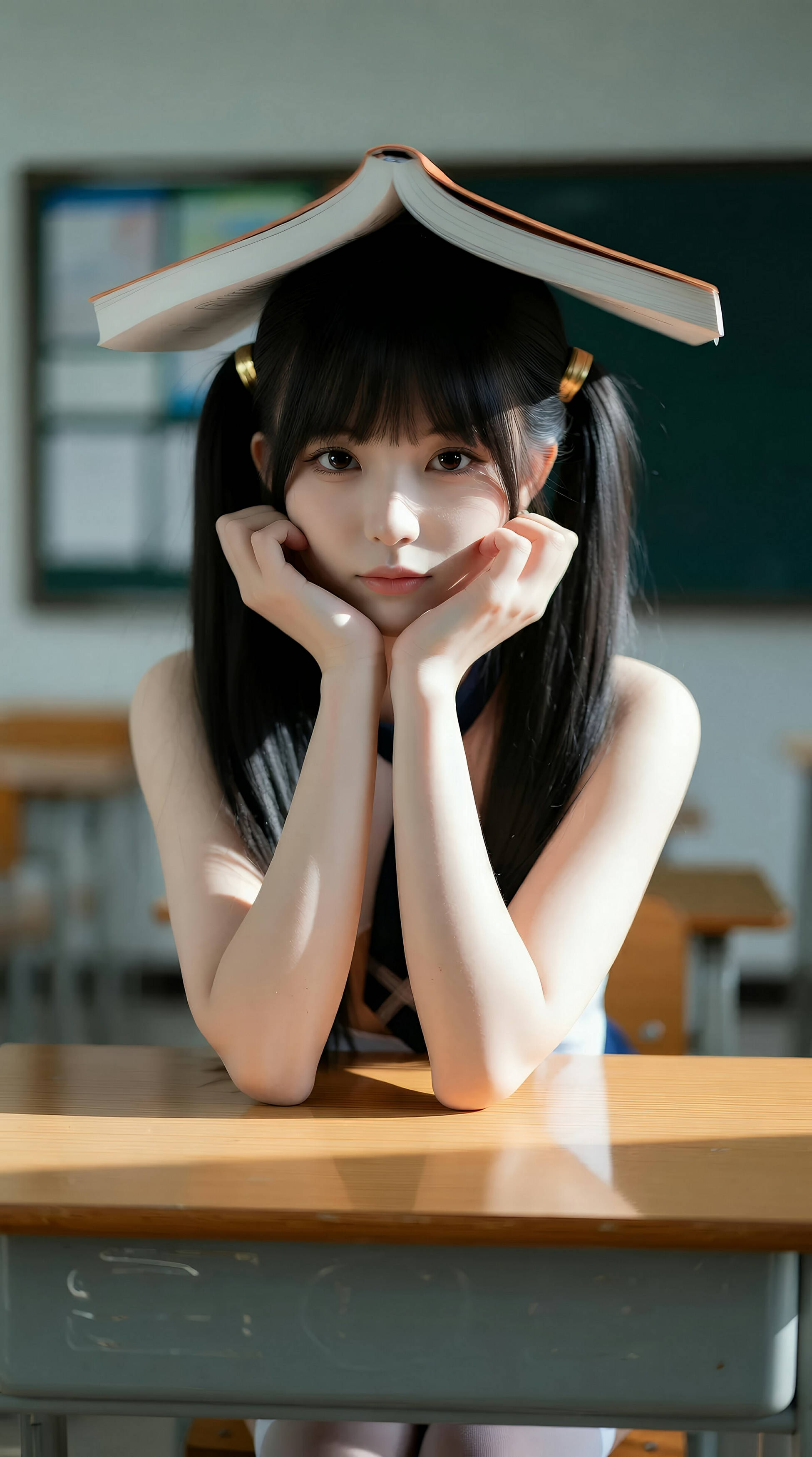 [AiGirl] 柚柚sasa 教室双马尾 [84P] 第 50 张