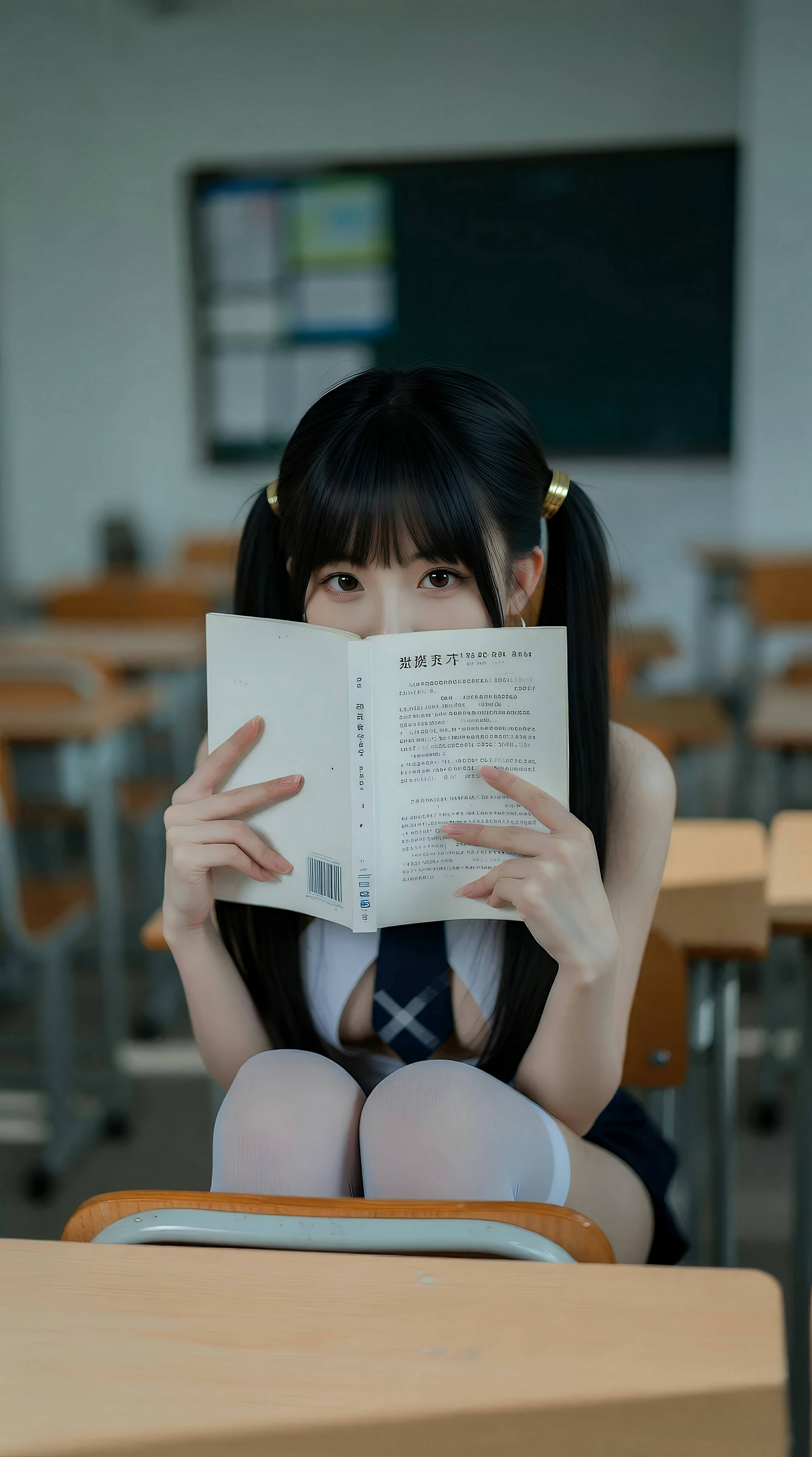 [AiGirl] 柚柚sasa 教室双马尾 [84P] 第 52 张
