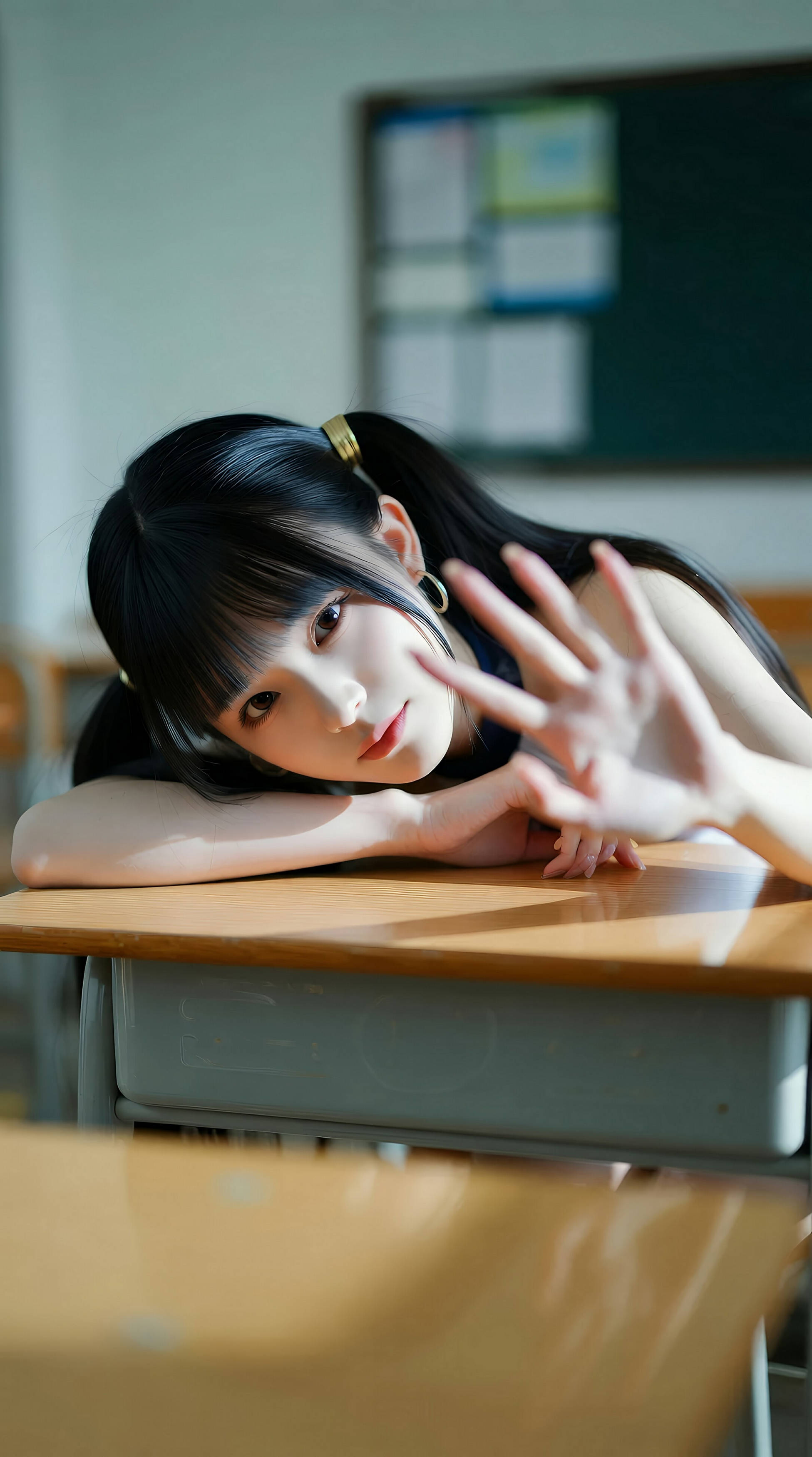 [AiGirl] 柚柚sasa 教室双马尾 [84P] 第 55 张