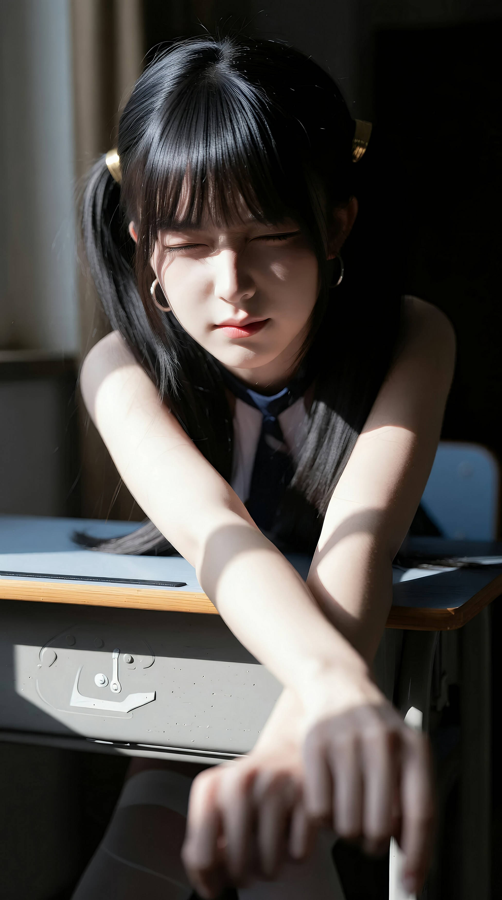 [AiGirl] 柚柚sasa 教室双马尾 [84P] 第 57 张