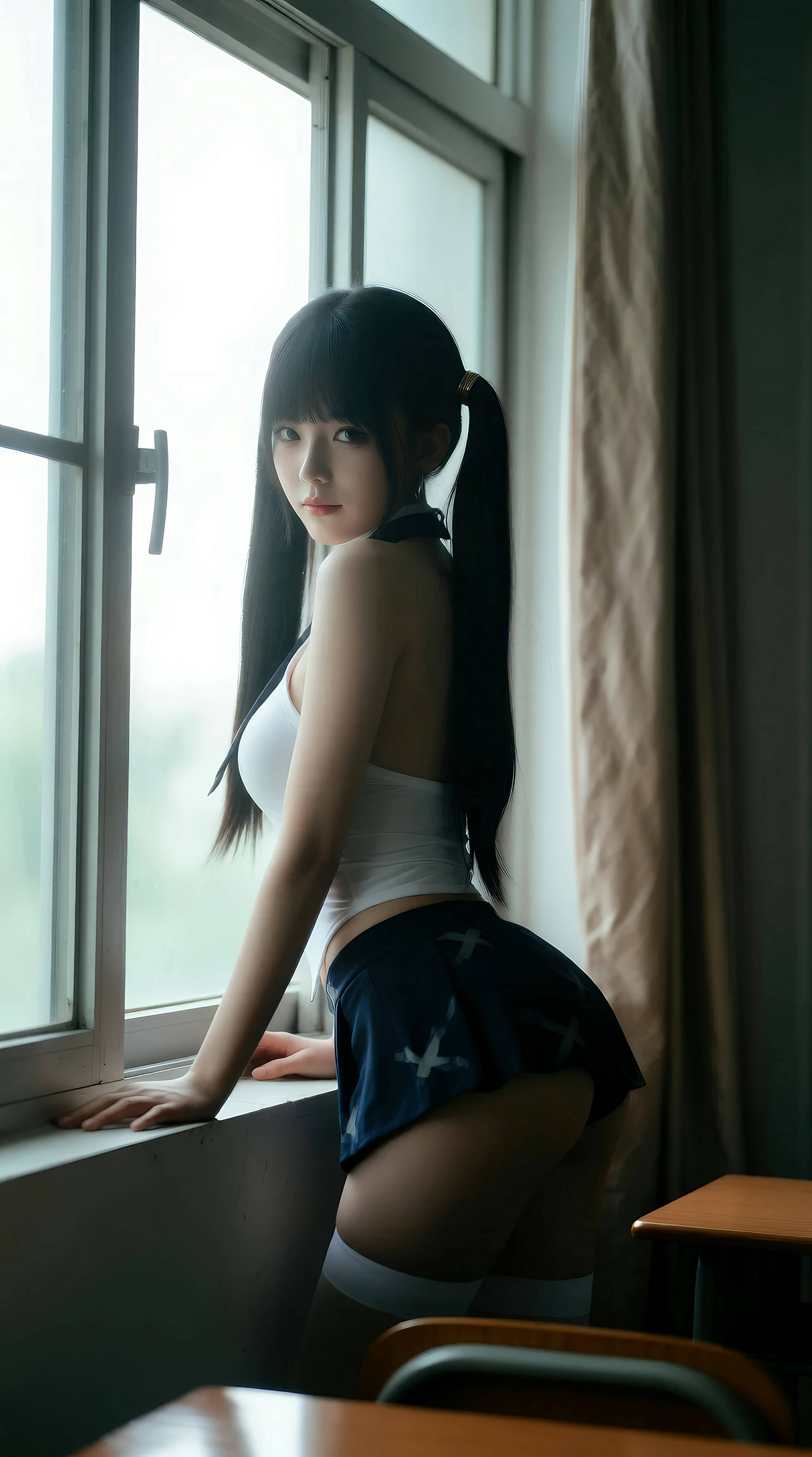 [AiGirl] 柚柚sasa 教室双马尾 [84P] 第 6 张