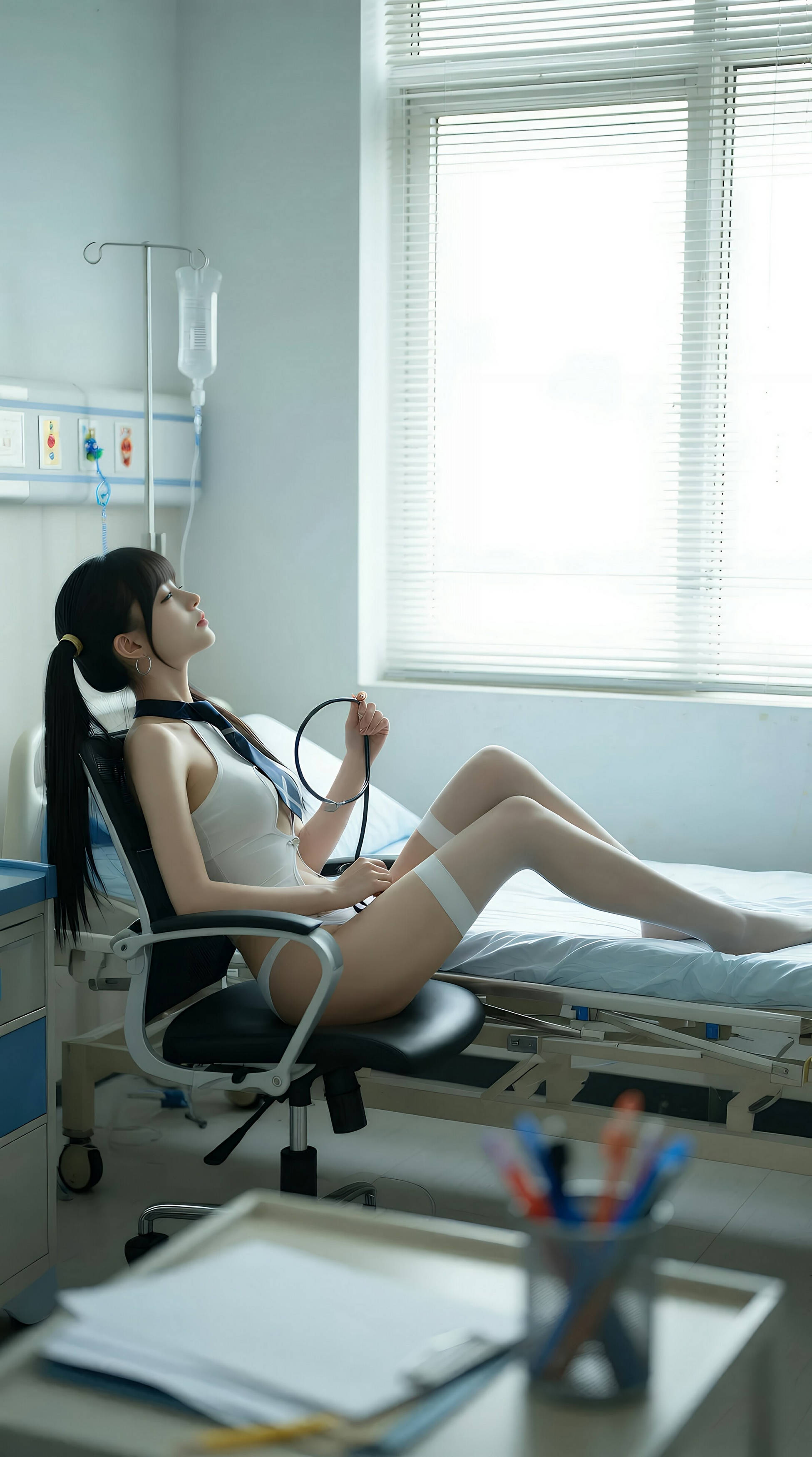 [AiGirl] 柚柚sasa 教室双马尾 [84P] 第 74 张