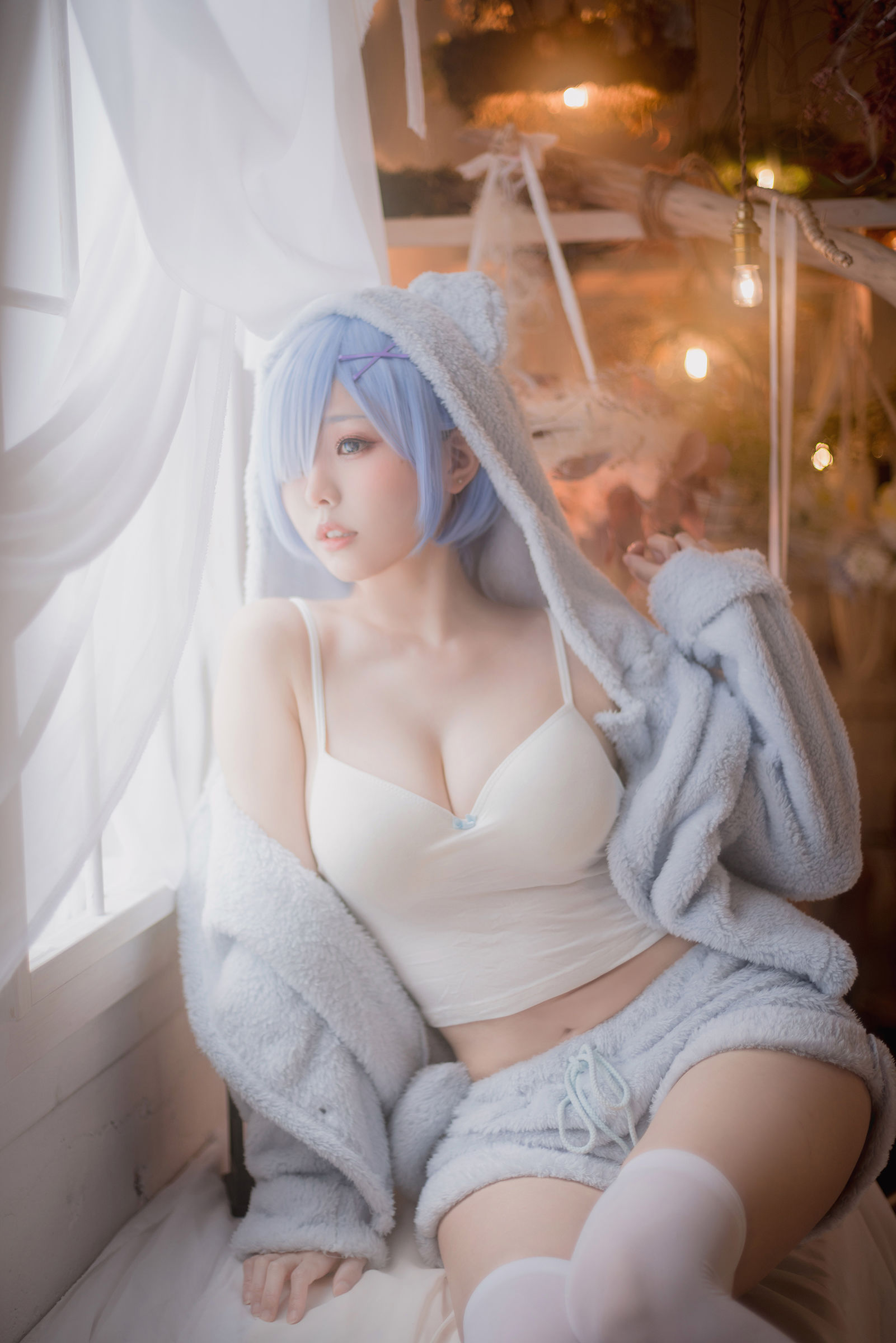 [COSPLAY] Ely_eee(ElyEE子) – Rem Pajamas 封面
