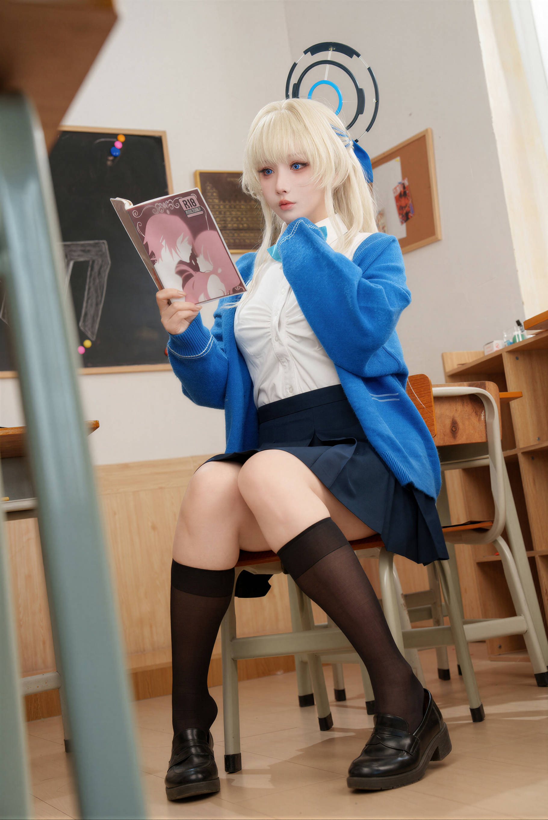 [COSPLAY]rioko凉凉子& KANEKO_咔喵 – 双人蔚蓝档案 第 11 张