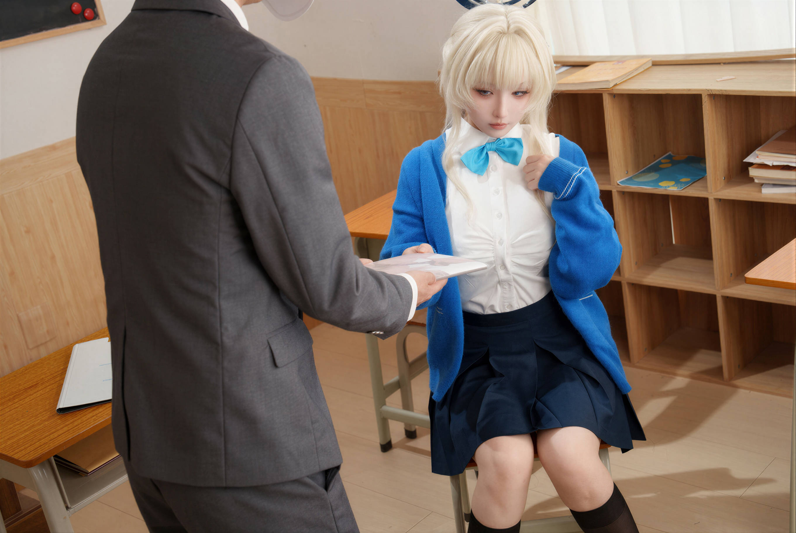 [COSPLAY]rioko凉凉子& KANEKO_咔喵 – 双人蔚蓝档案 第 22 张