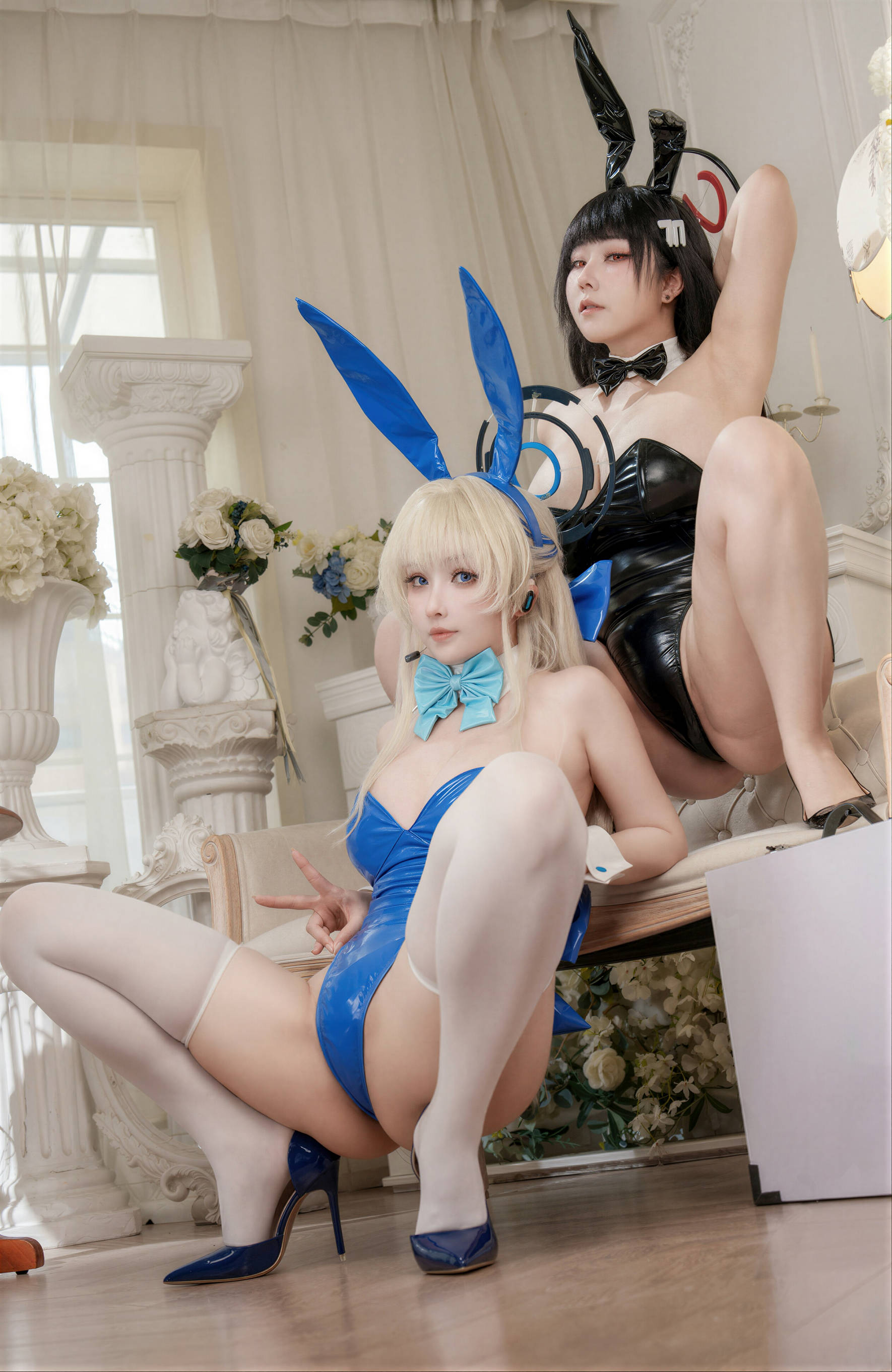 [COSPLAY]rioko凉凉子& KANEKO_咔喵 – 双人蔚蓝档案 第 24 张