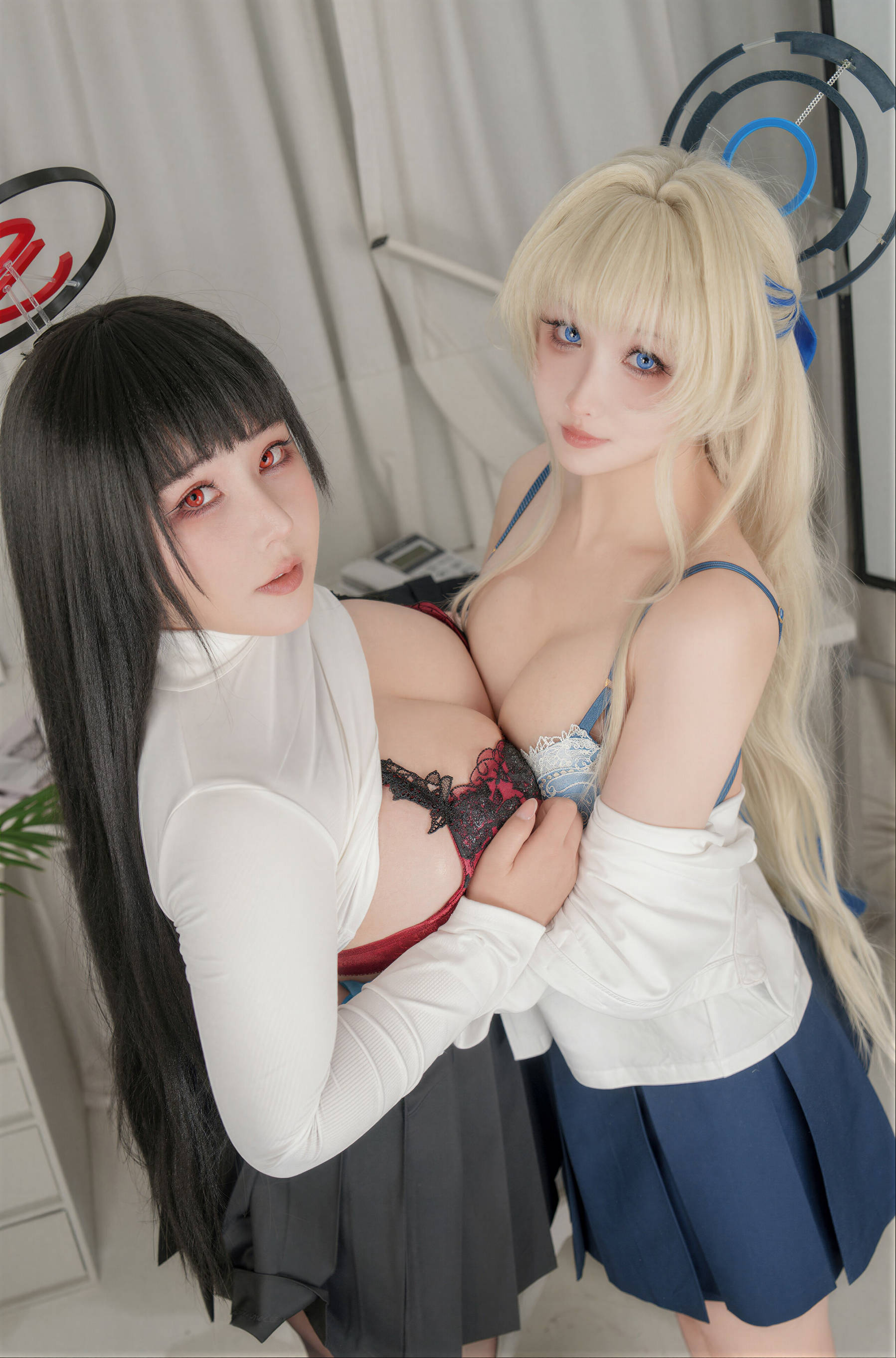 [COSPLAY]rioko凉凉子& KANEKO_咔喵 – 双人蔚蓝档案 第 58 张